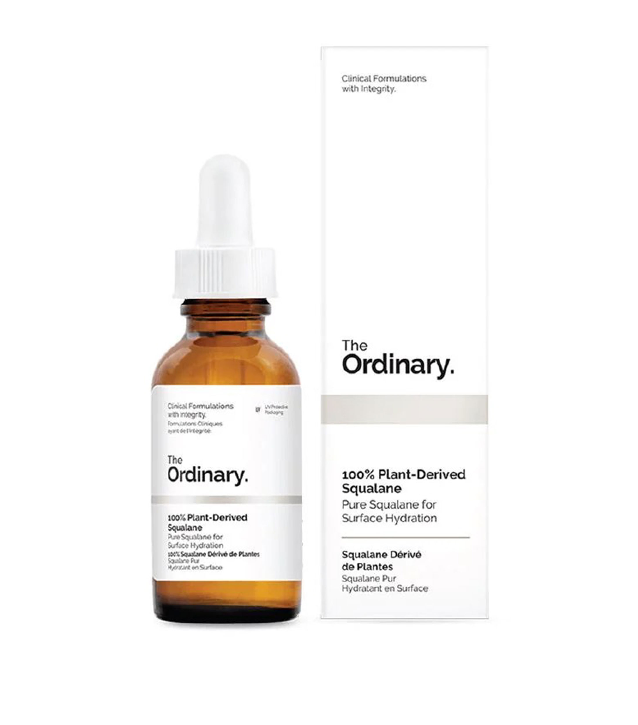 Aceite facial hidratante 100% Plant-Derived Squalane, 30 ml