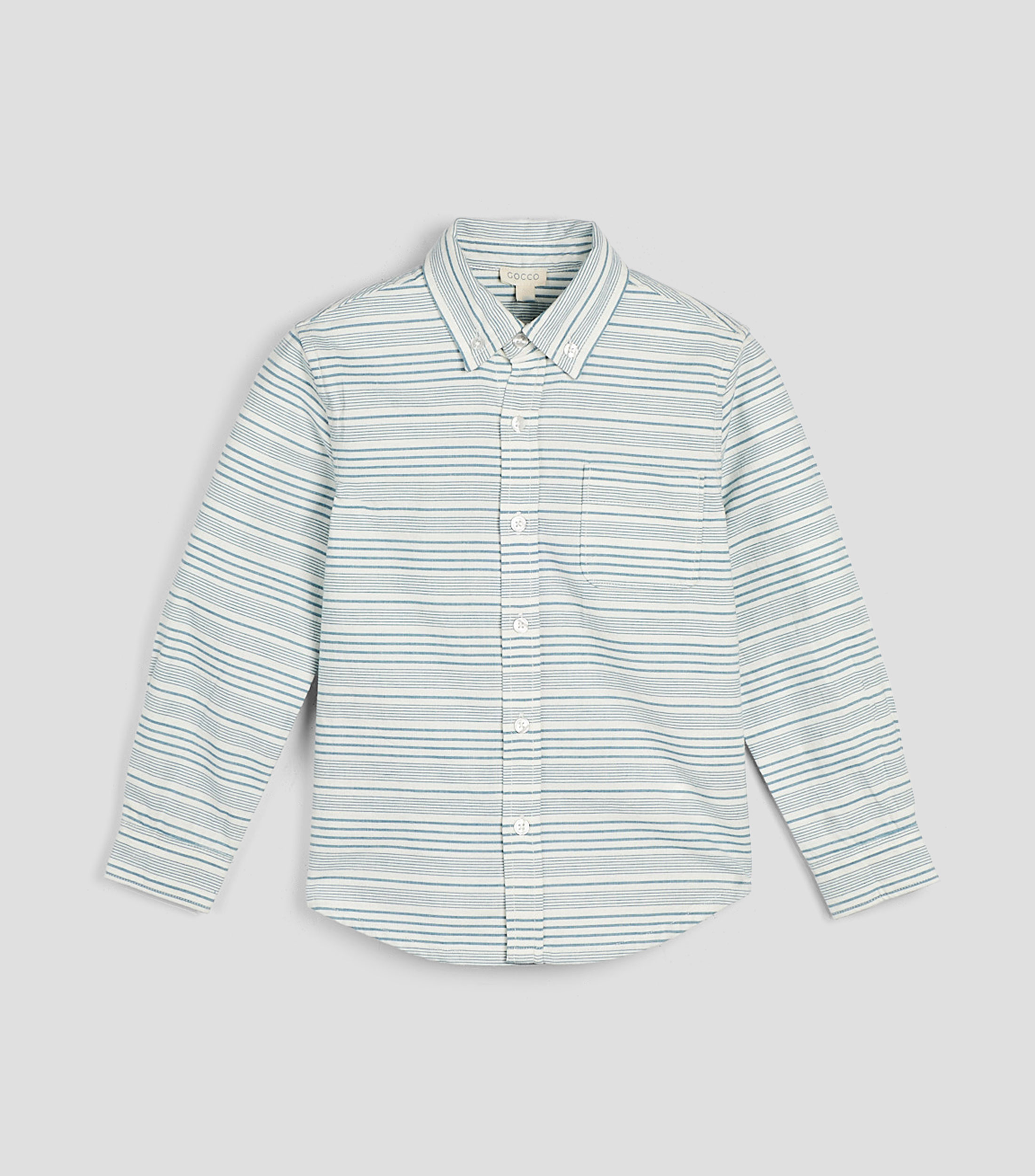 Camisa rayas manga larga Niño
