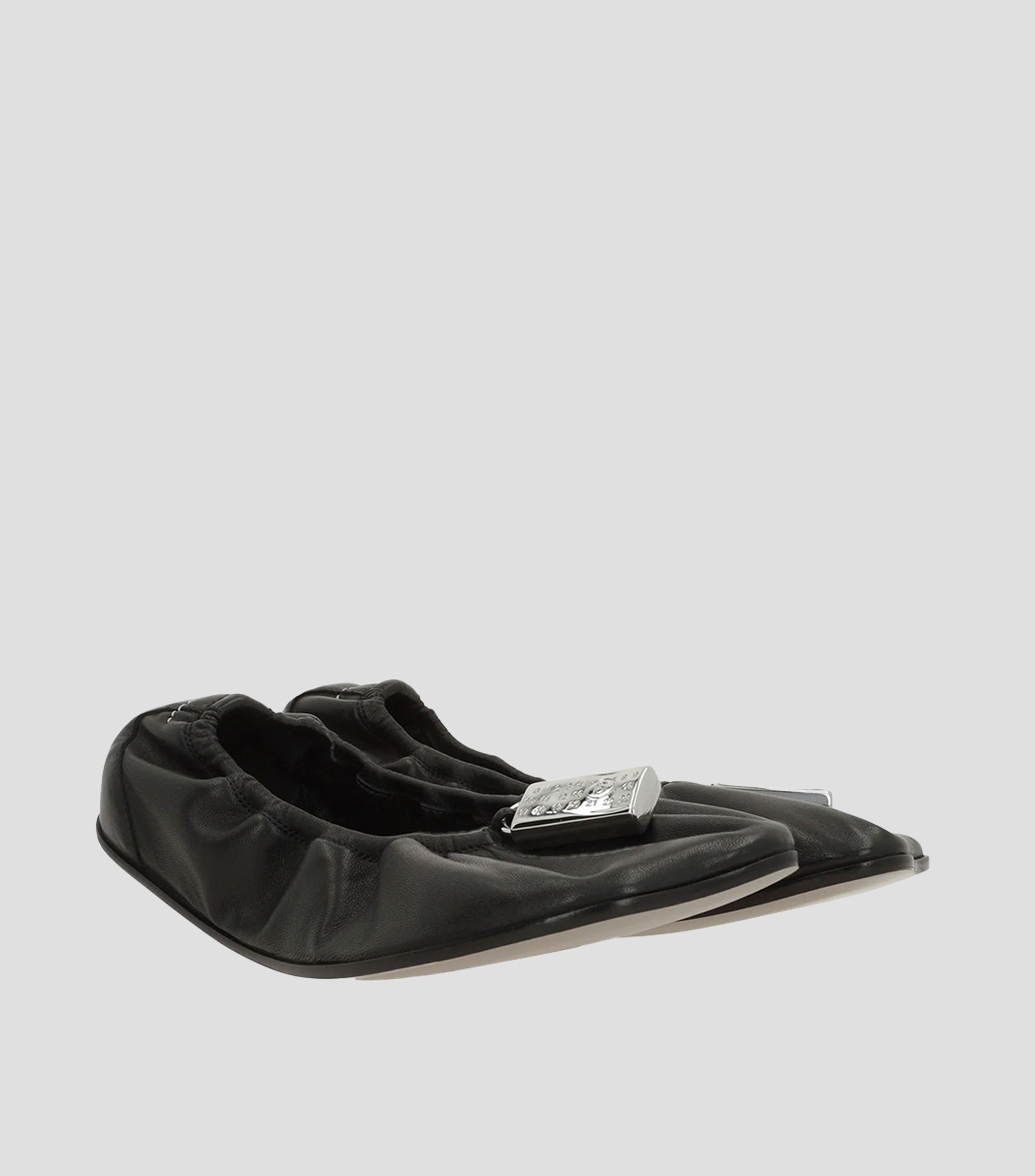 Flats Numeric Anatomic en piel con candado Mujer