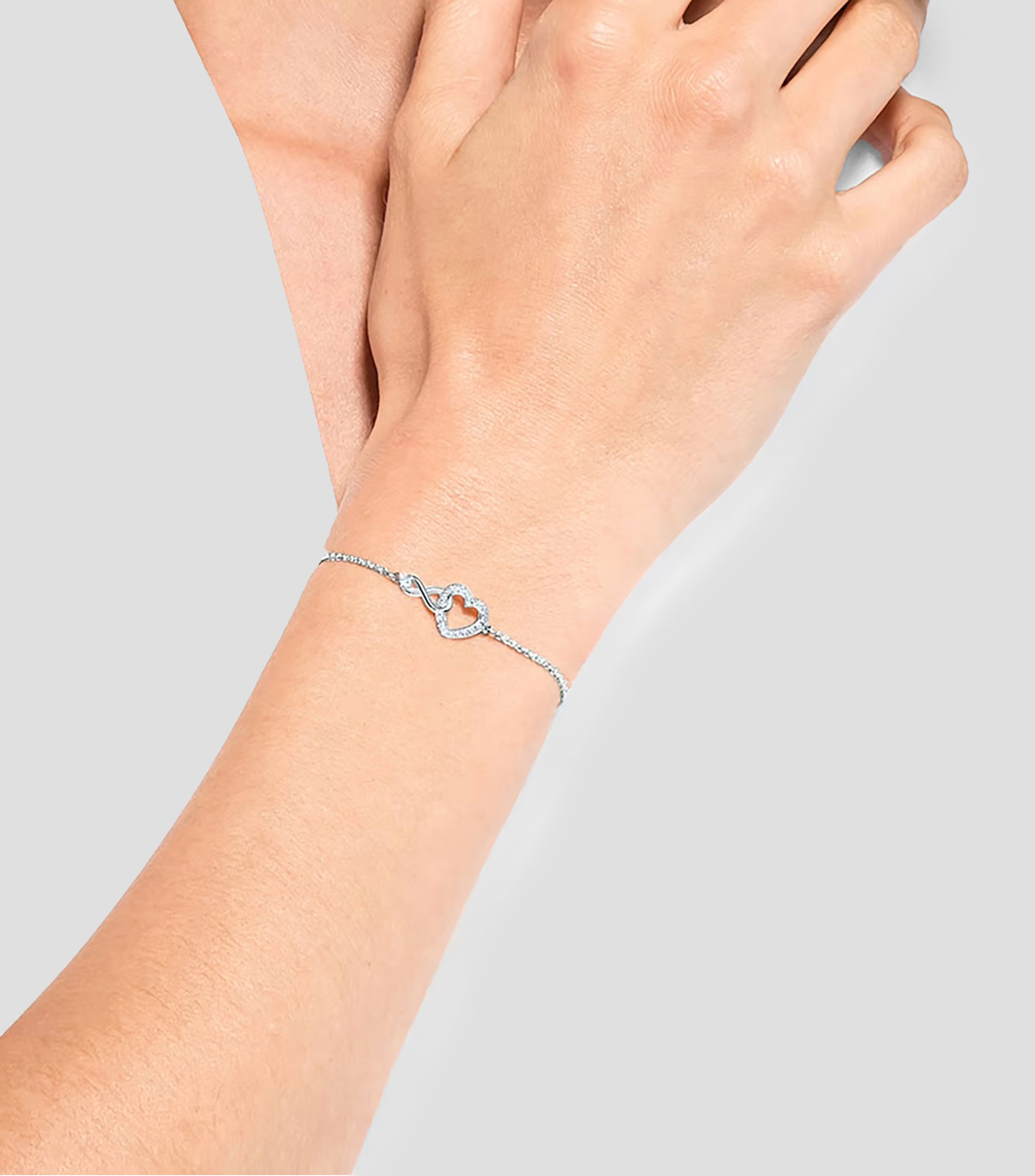 Pulsera con cristales Infinity Mujer