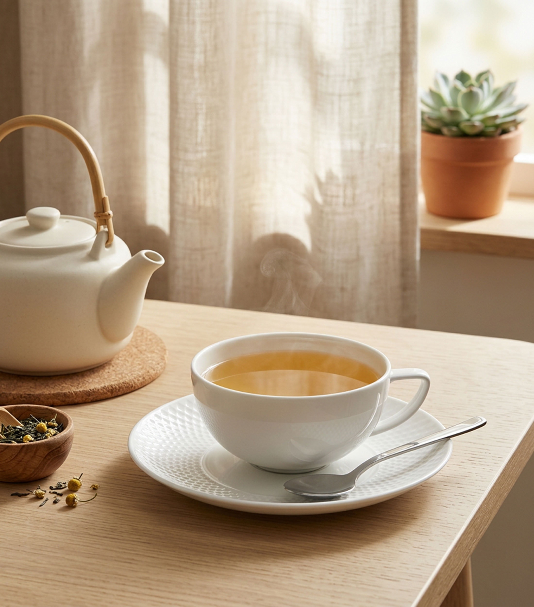 Taza para té con platillo Bicos