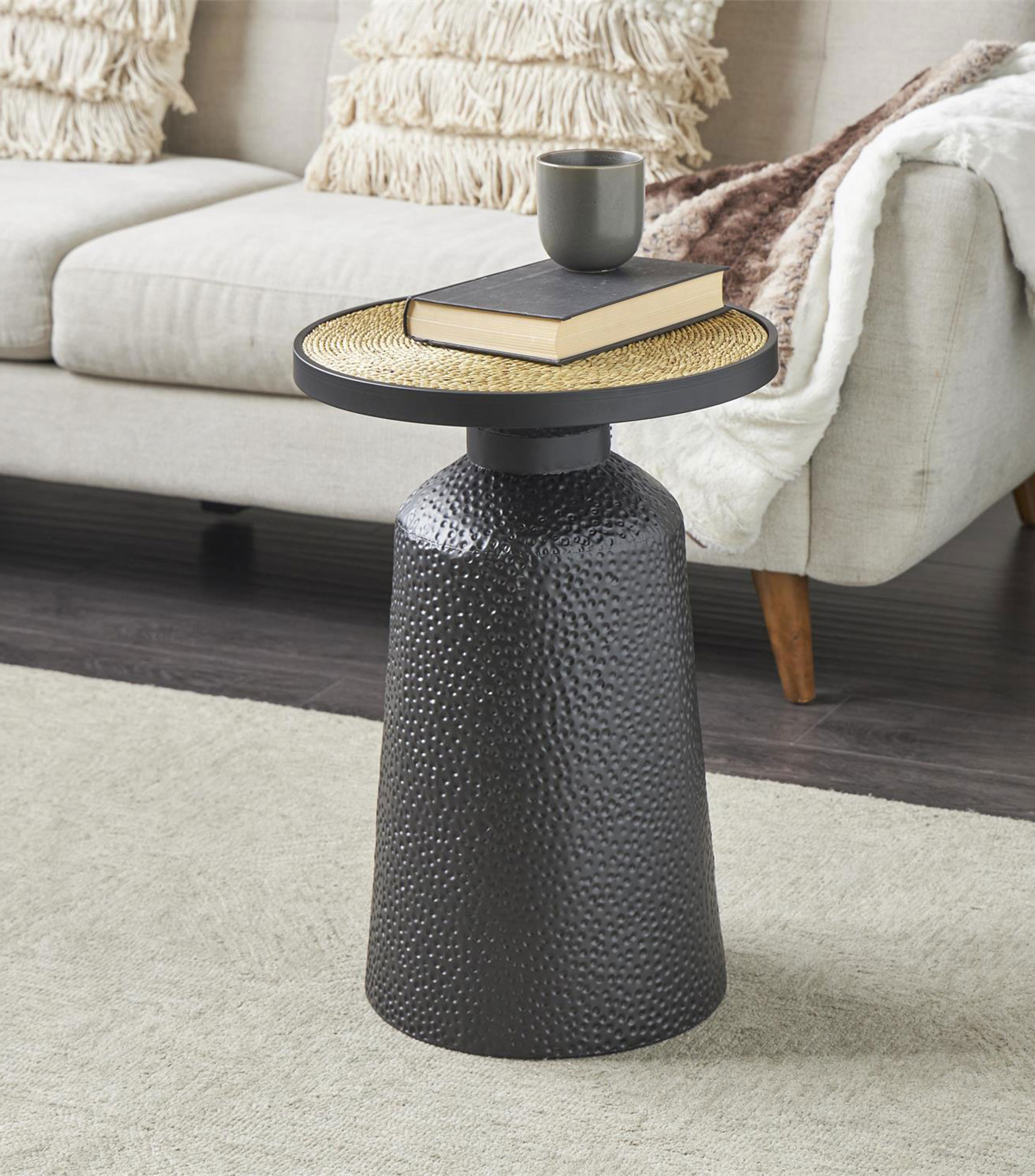 Mesa lateral tablero con cuerda