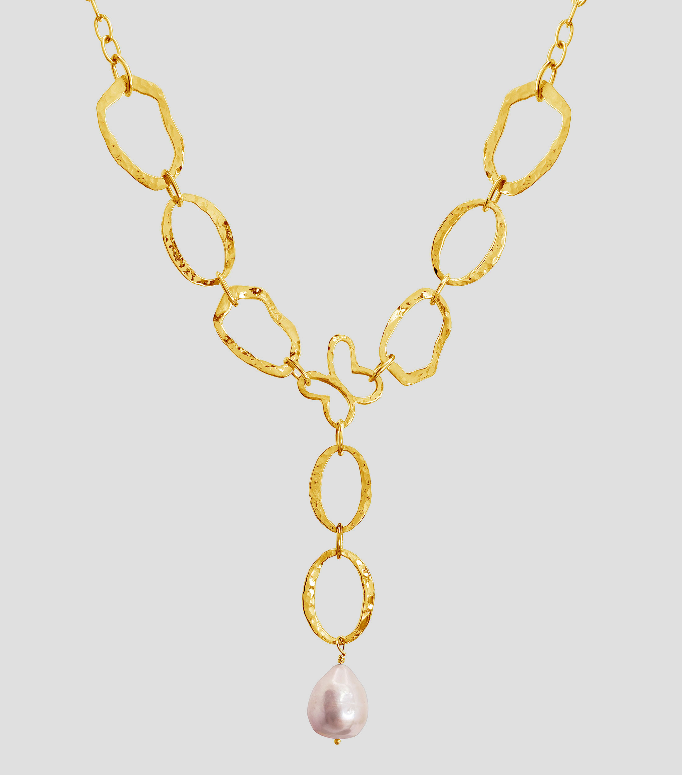 Collar en Plata .925 Liberty con Perla Mujer