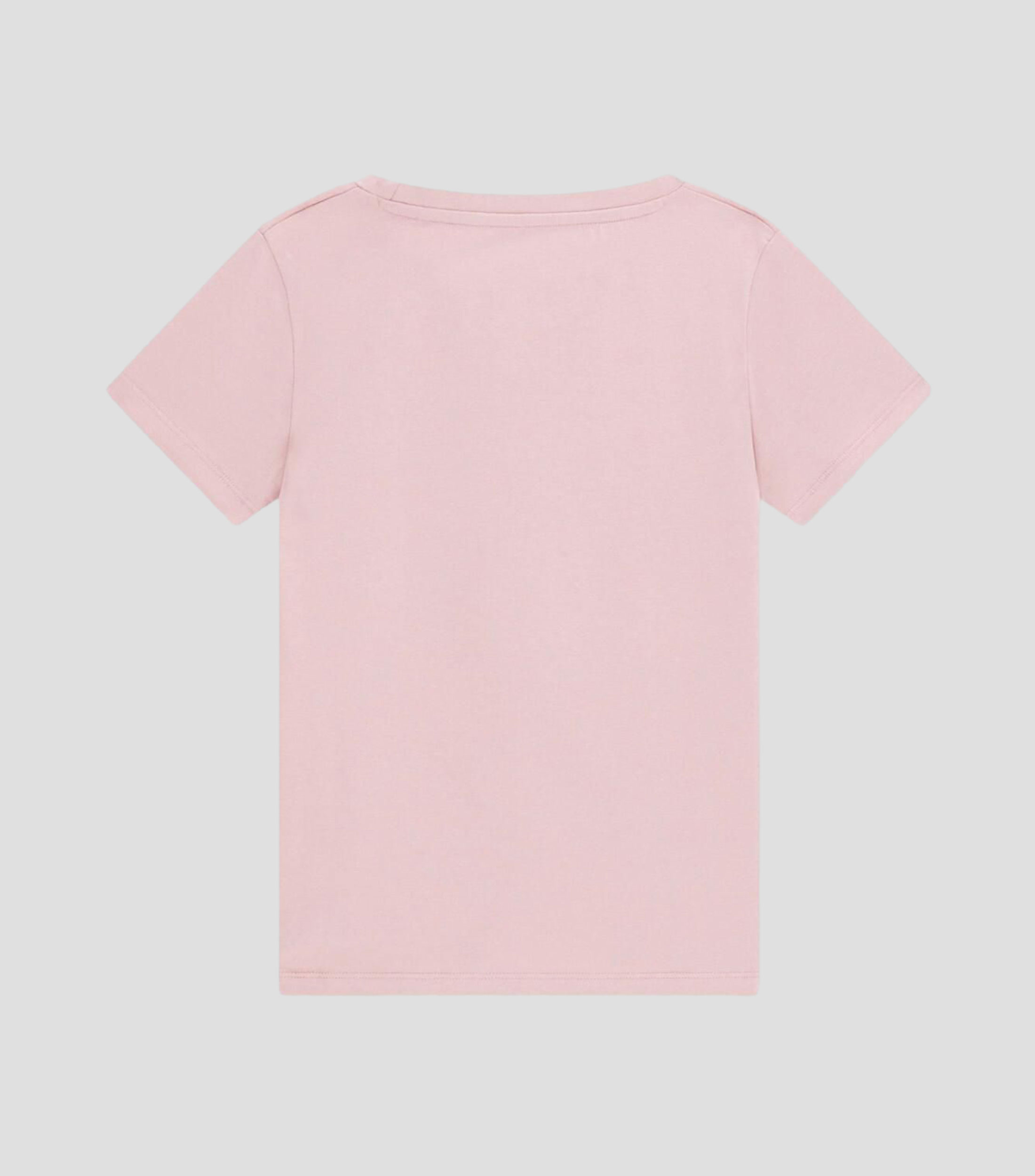 Playera cuello redondo manga corta estampada Niña