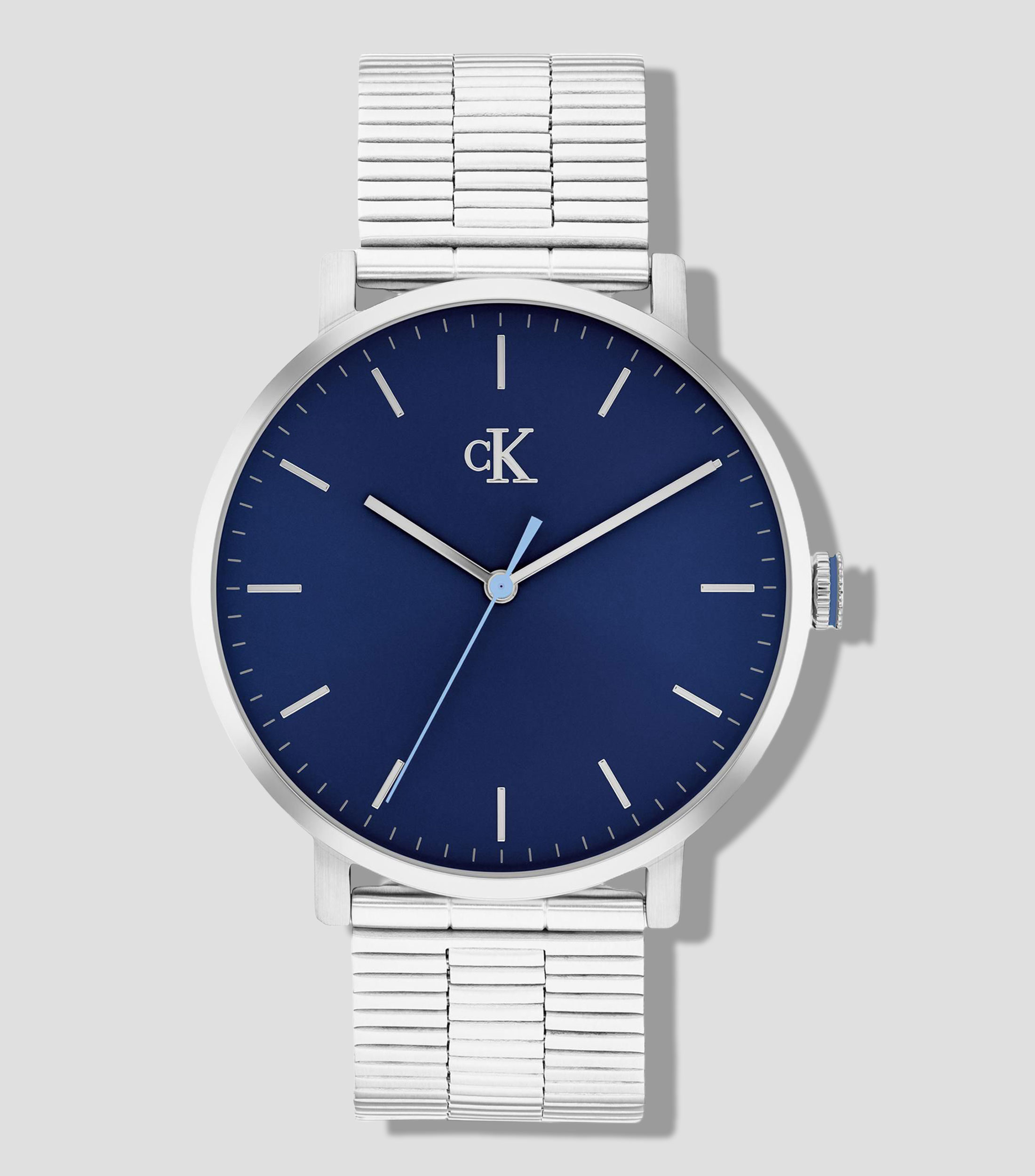 Real para hombre Real casual, plateado, azul