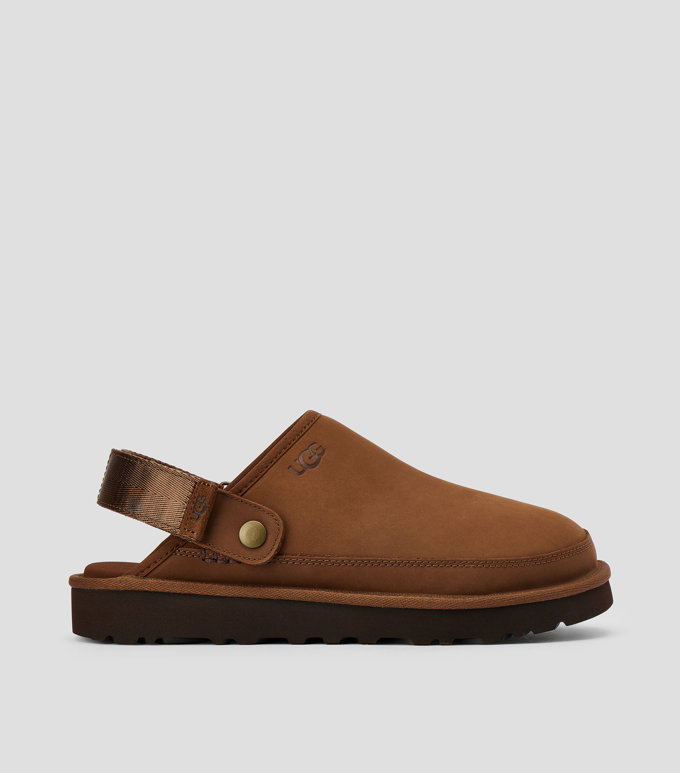 Pantuflas Goldencoast Clog II en piel Hombre