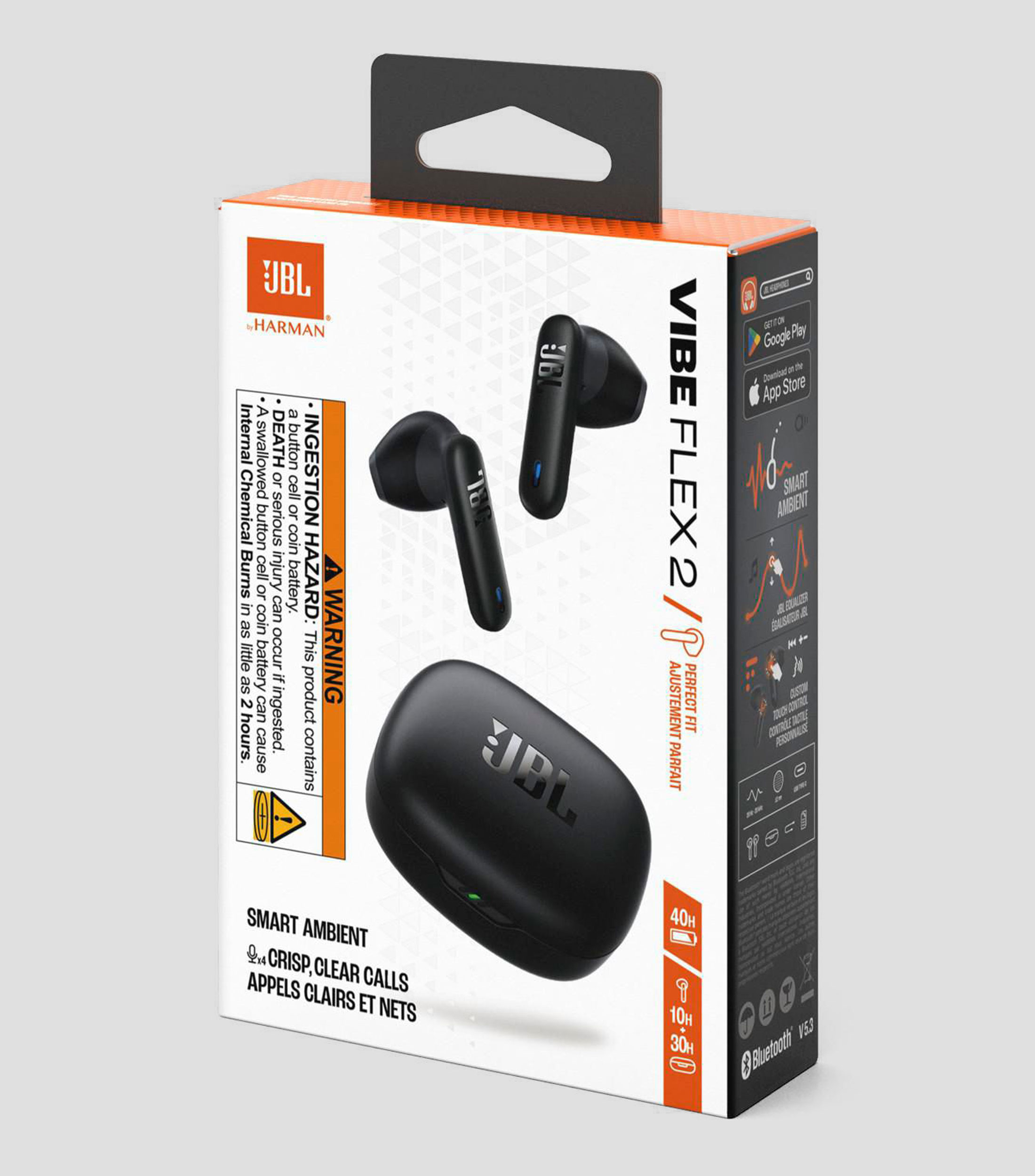 Audífonos Inalámbricos Bluetooth Vibe Flex 2 Negro