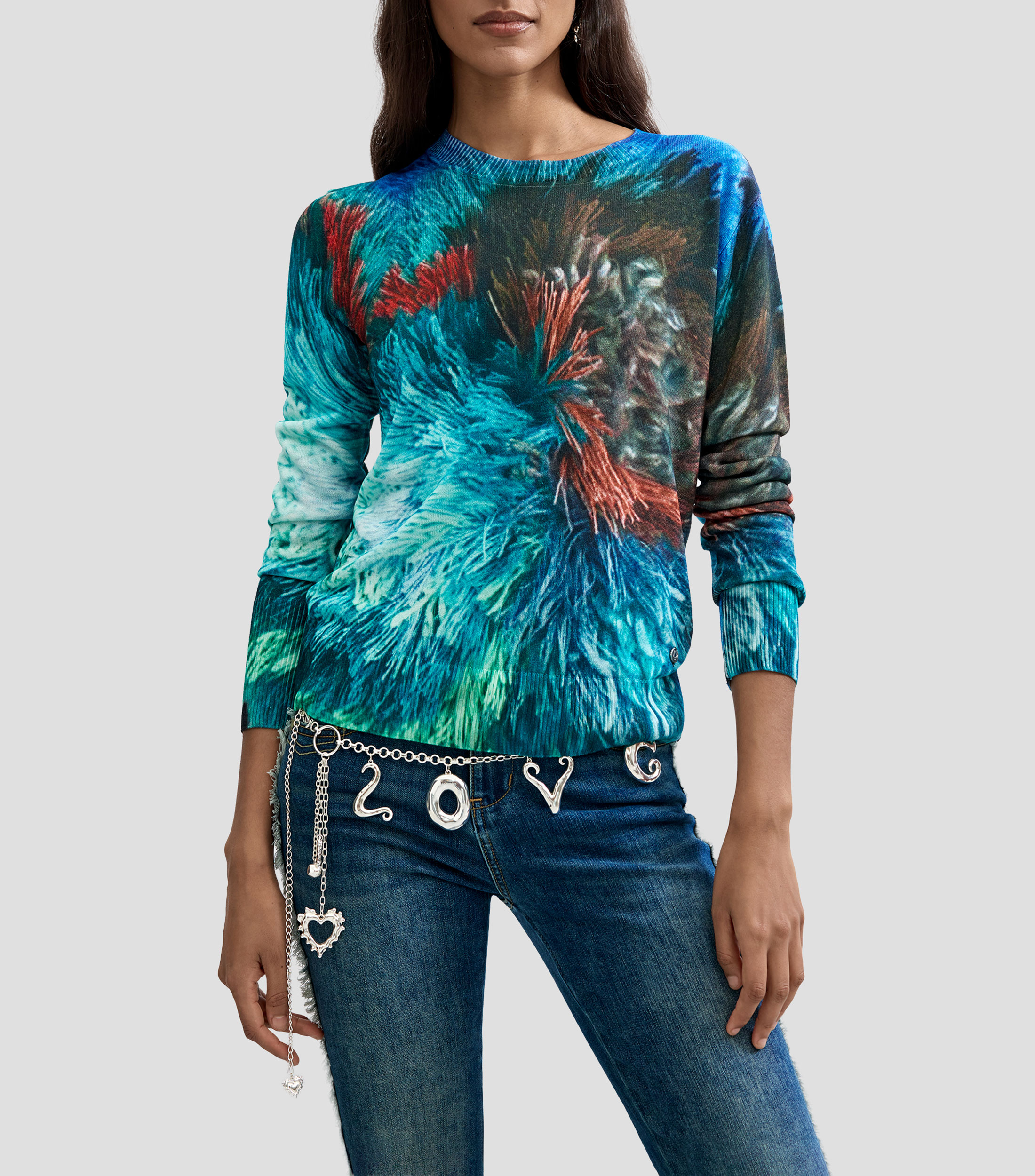 Suéter Estampado M. C. Lacroix Mujer