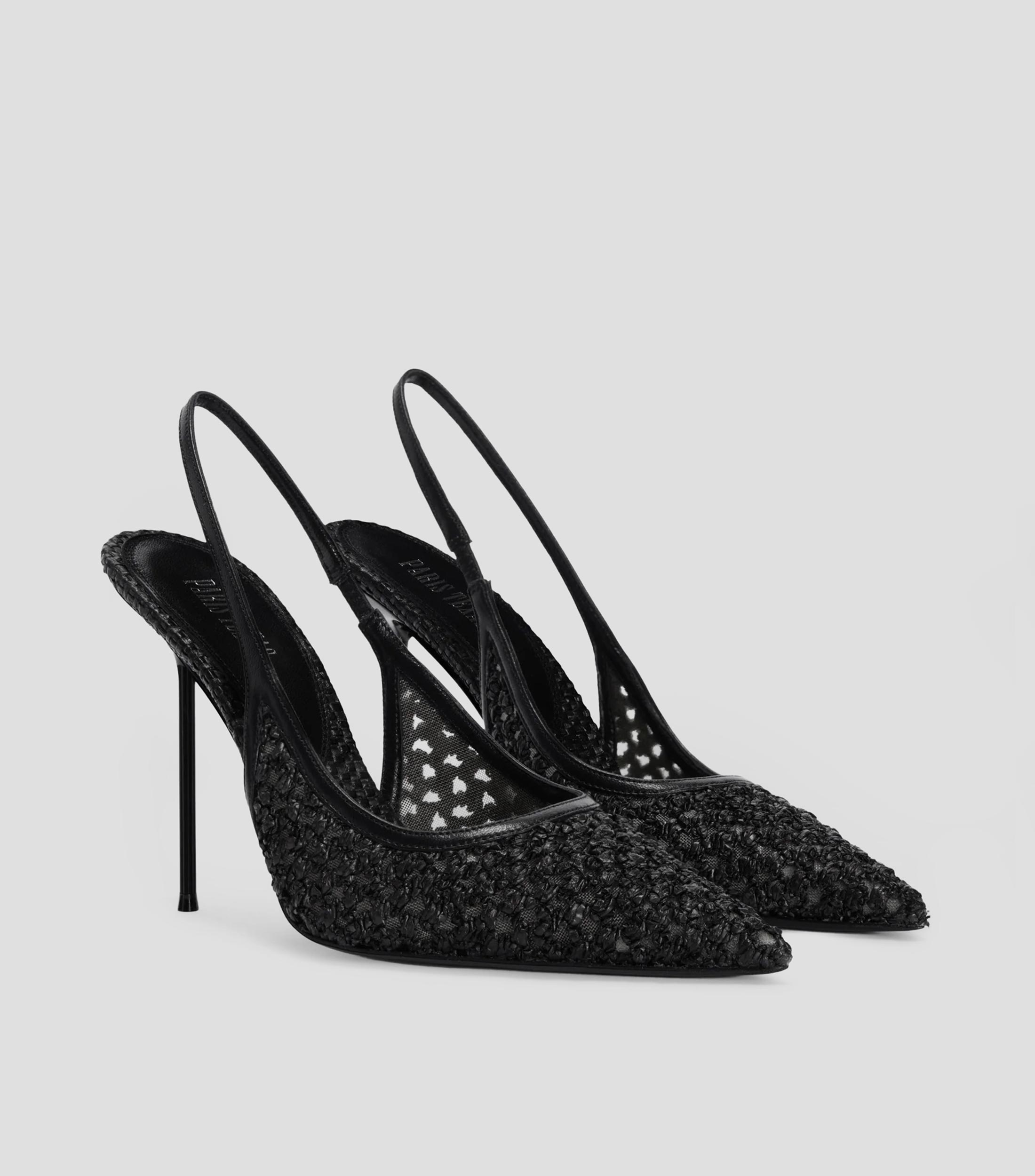 Zapatillas slingback Lidia con tacón alto de aguja Mujer