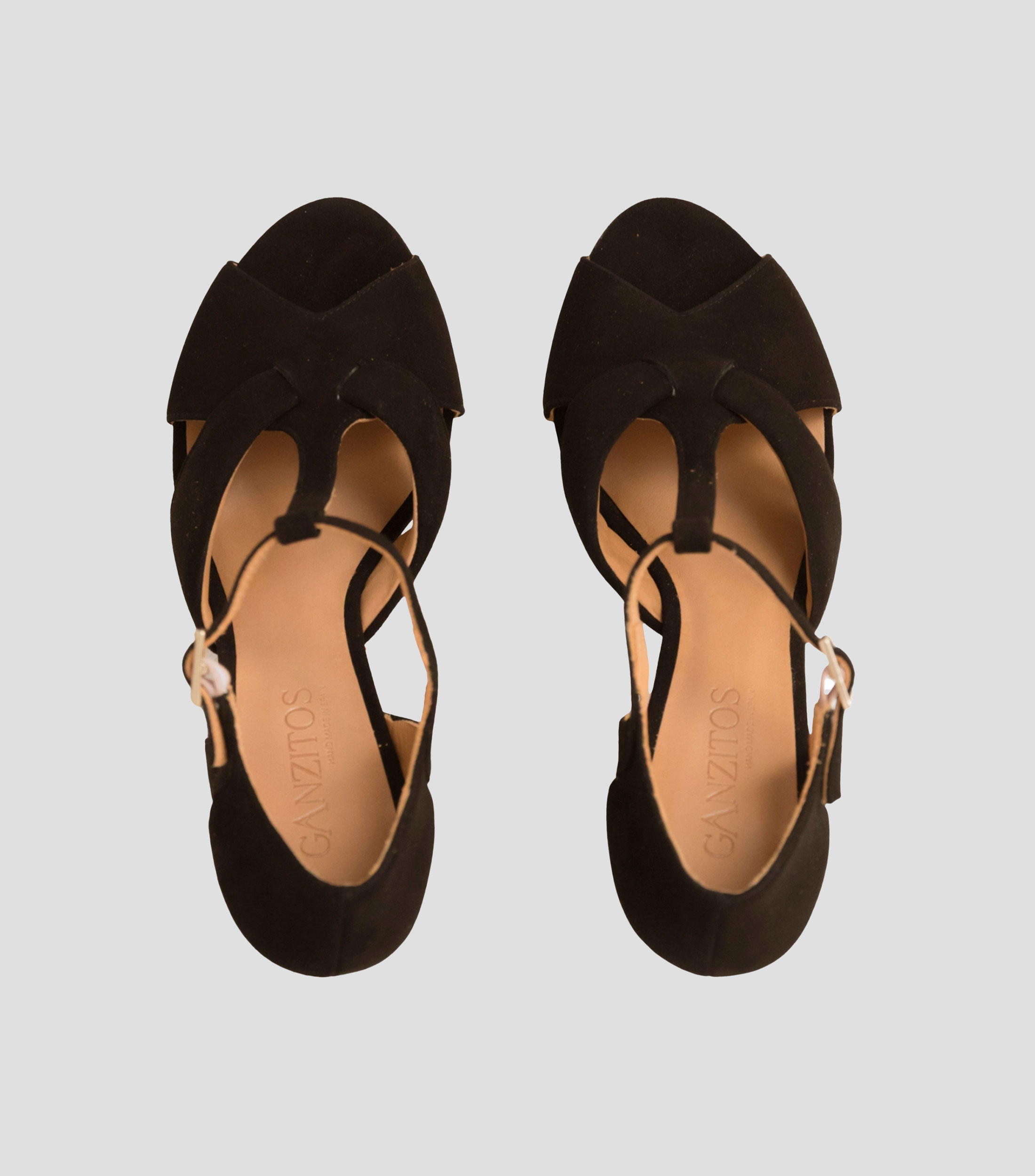 Sandalias con tacón medio delgado Candela Mujer