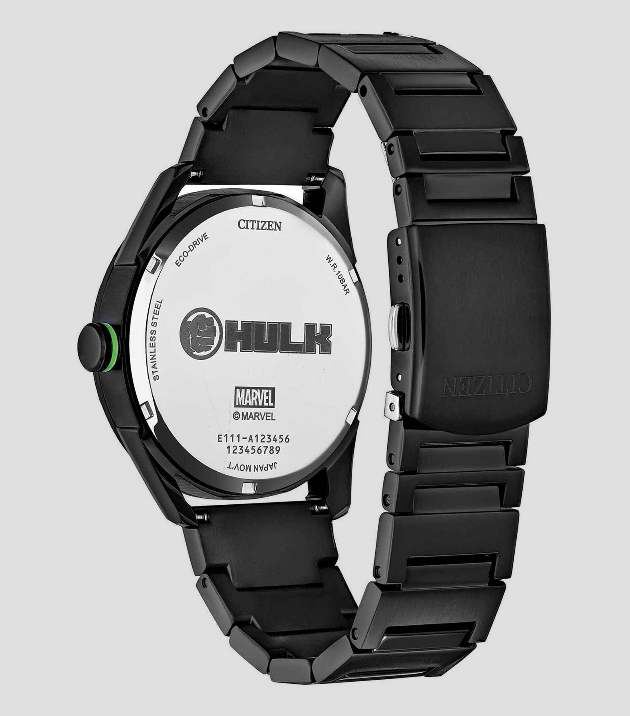 Reloj para Hombre Licence Marvel Hulk Green Goliat casual negro, verde