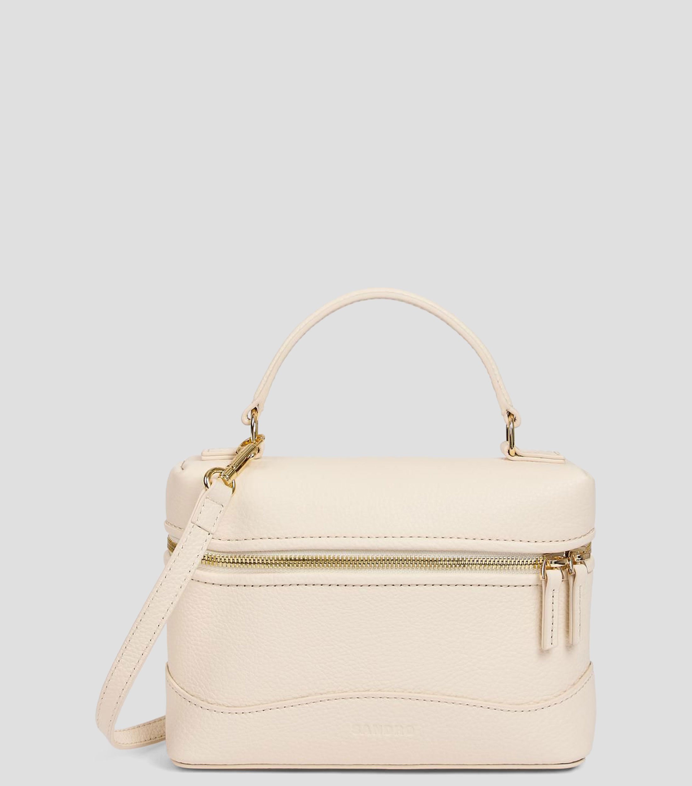 Bolsa shoulder en piel Tangolino liso Mujer