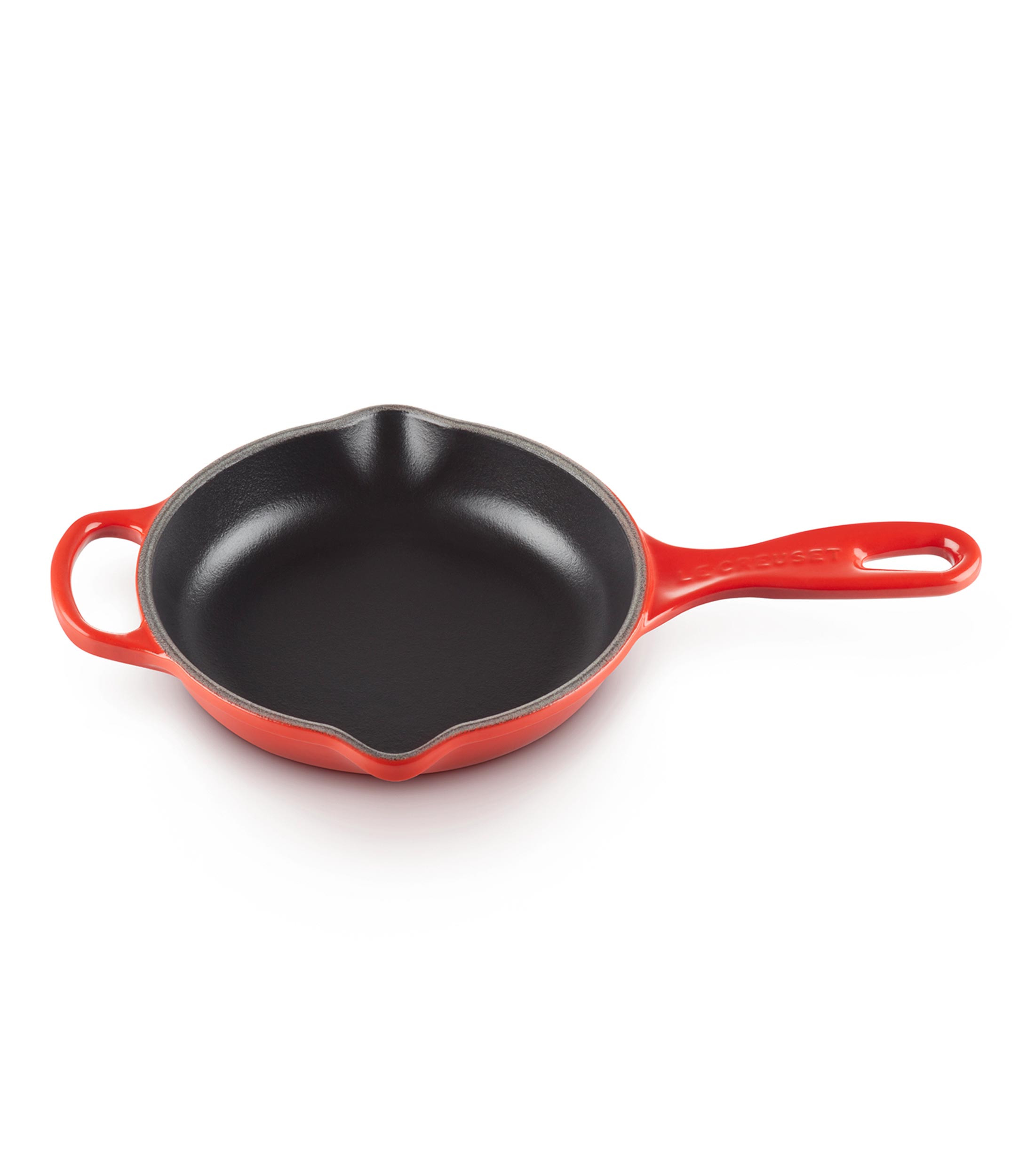 Sartén en hierro colado esmaltado Skillet 16 cm Rojo Cerise