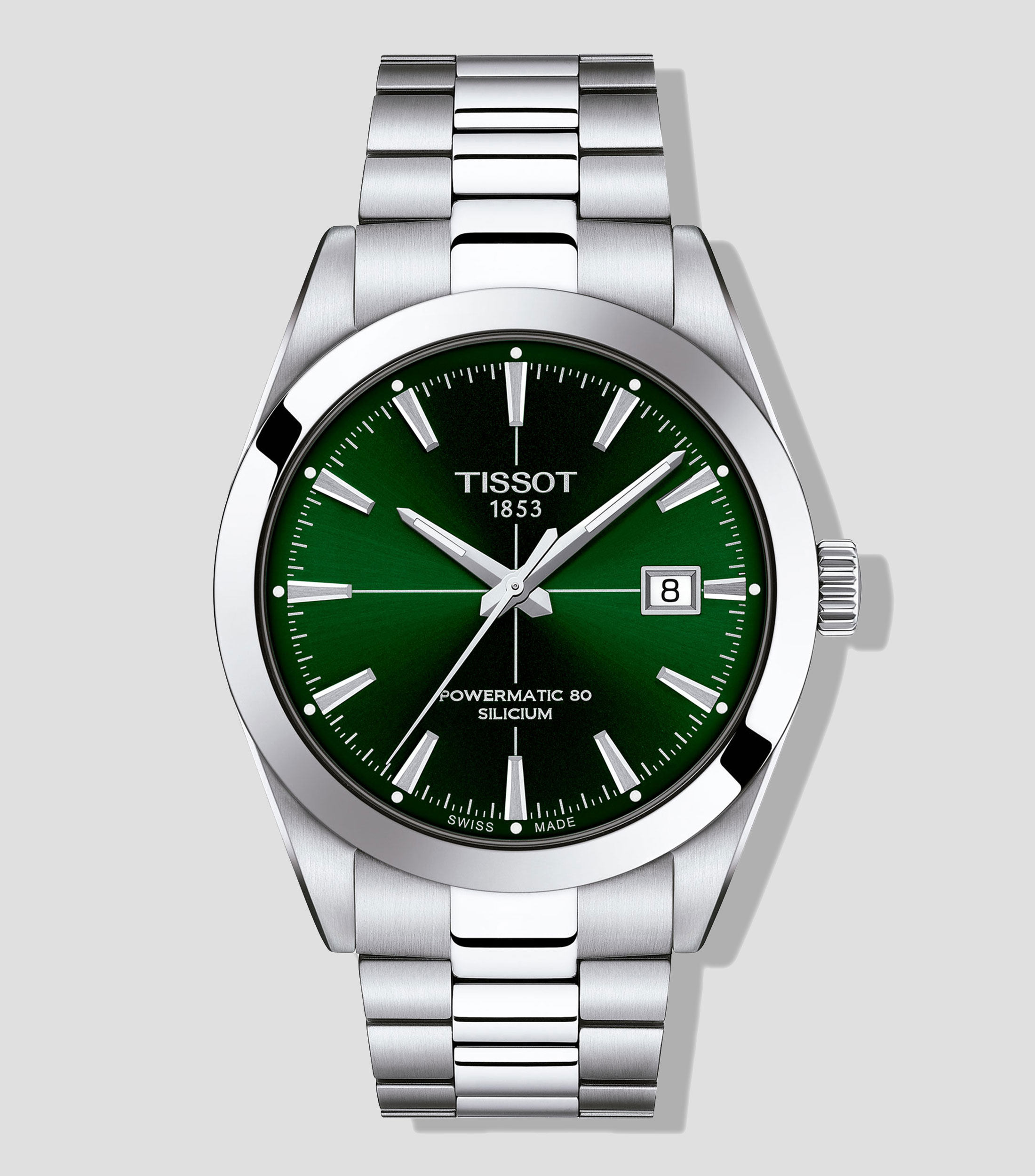 Reloj para hombre Gentleman Automatic Silicium de Vestir, Plateado