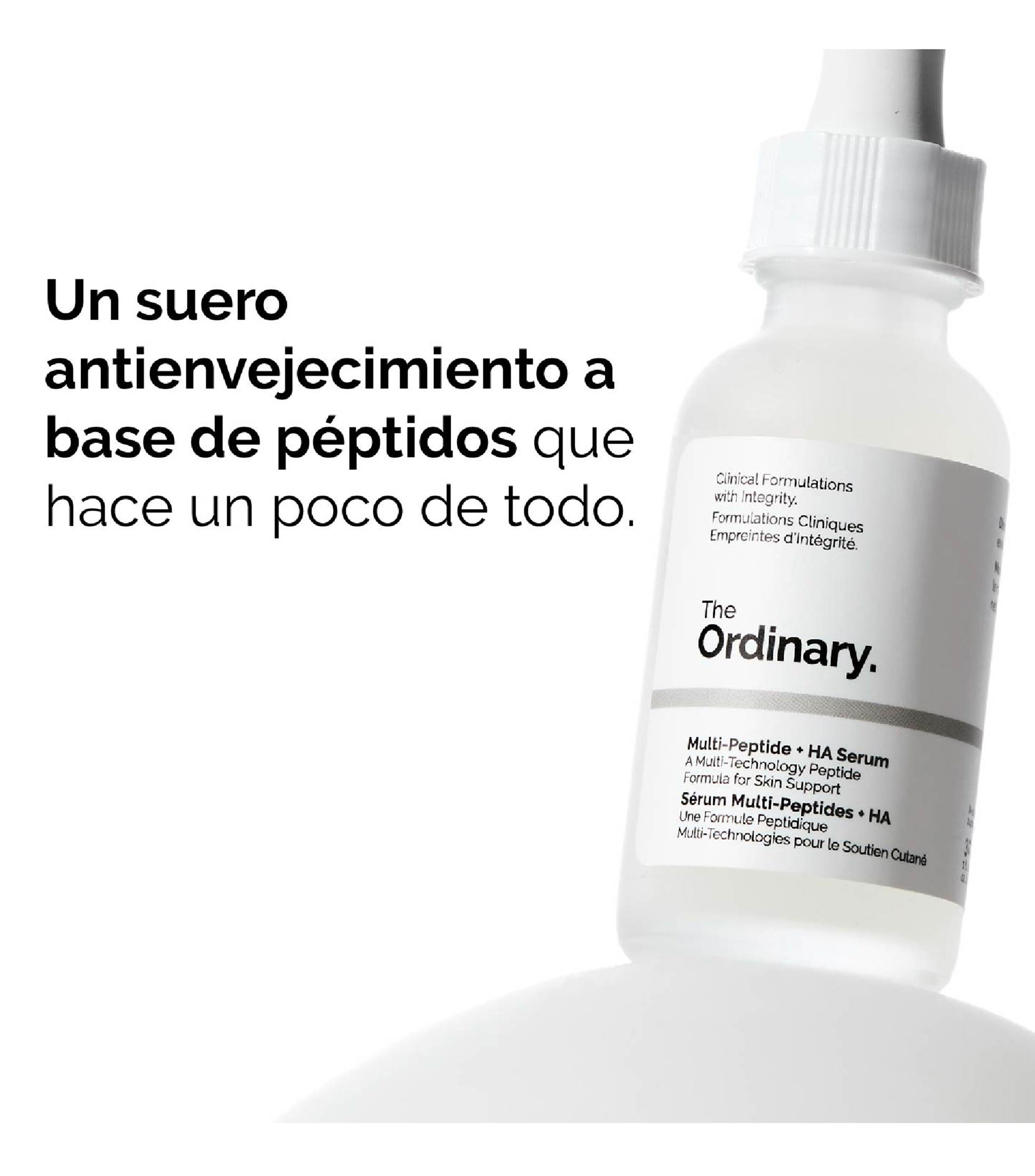 Multi- Peptide + HA Sérum (Sérum Antiedad con Péptidos y Ácido Hialurónico) 30 ml