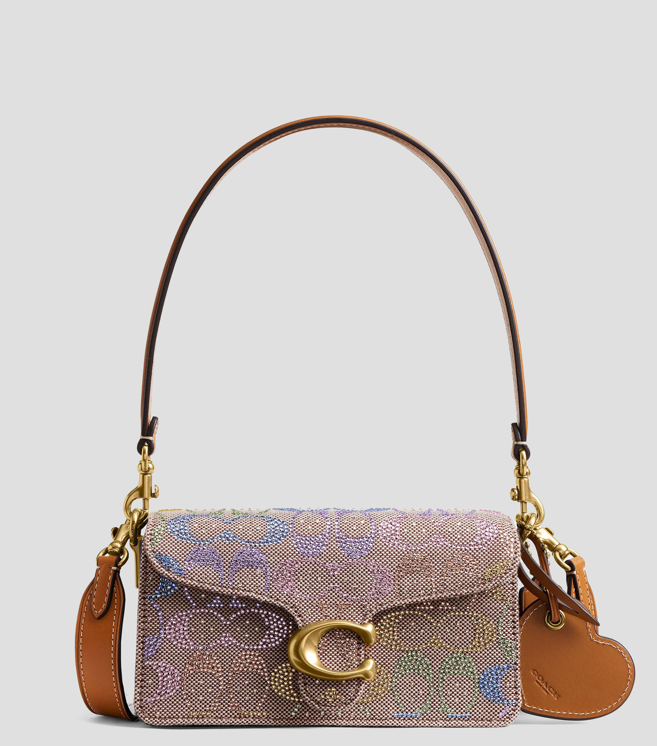 Bolsa shoulder con microdiseño Mujer