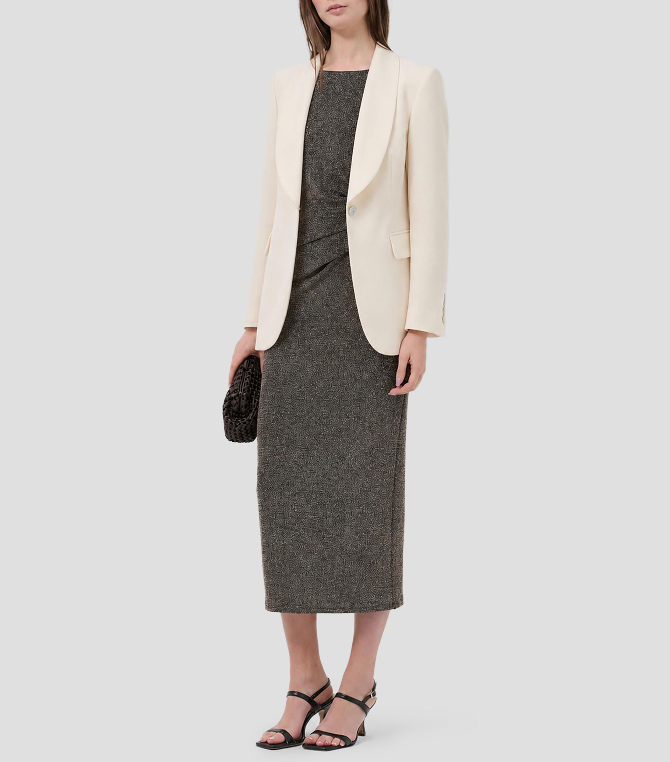 Vestido midi fantasía Mujer