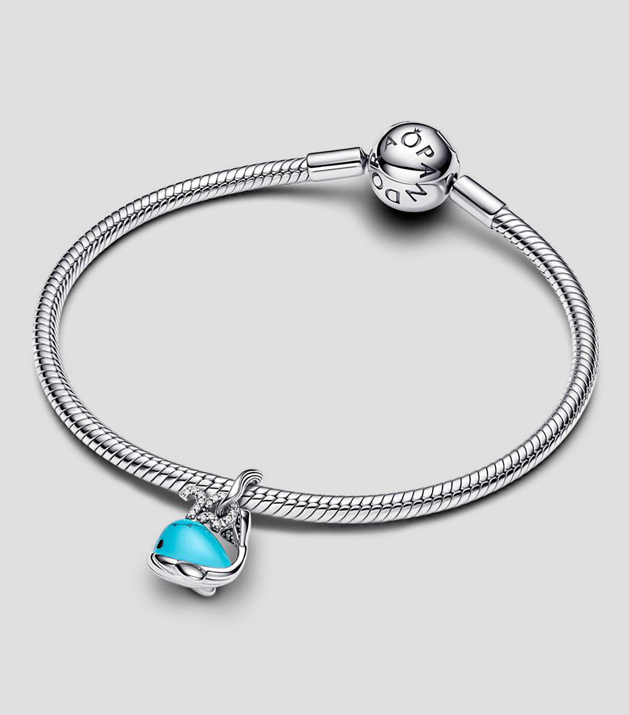 Charm en Plata Ballena Unisex