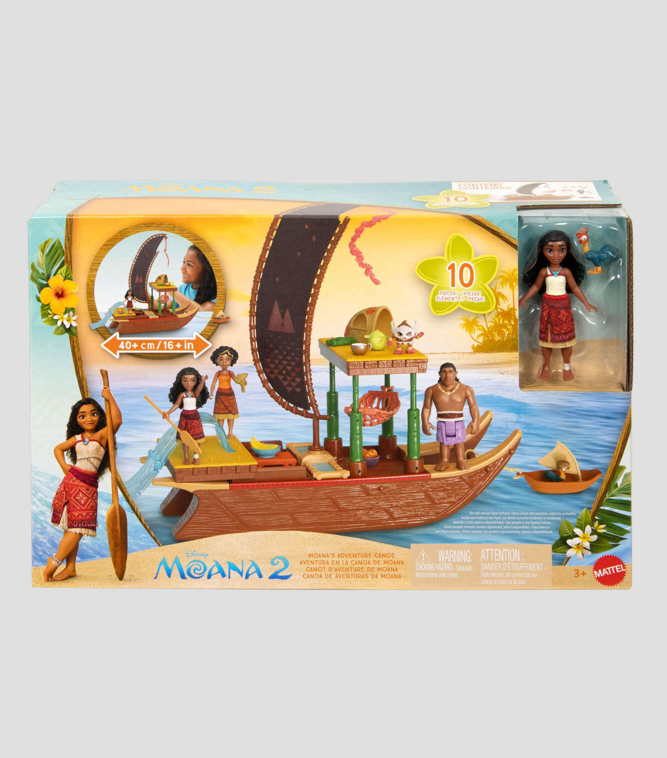 Playset Moana 2 Canoa de Aventuras