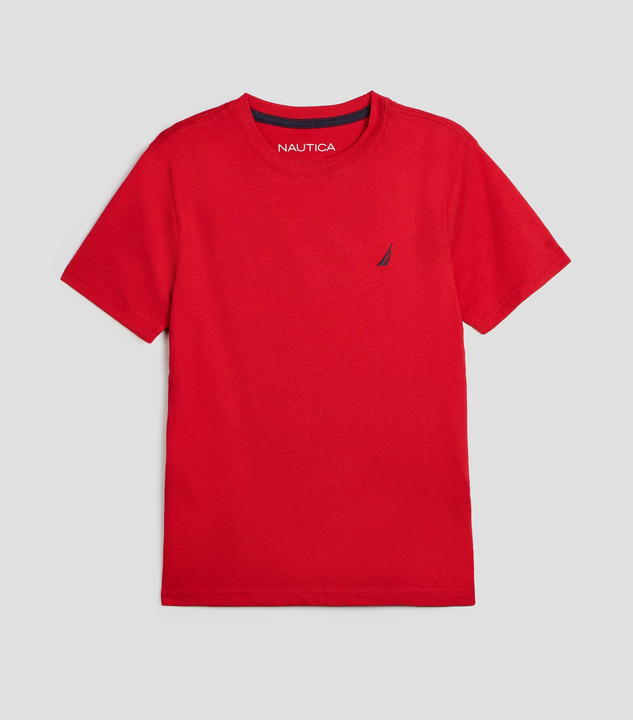 Playera cuello redondo manga corta lisa Niño