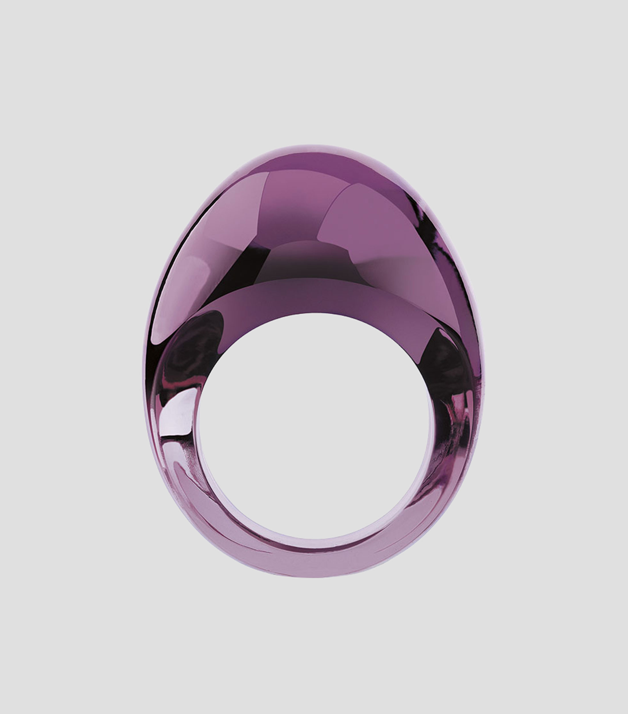 Anillo Cabuchón morado Mujer talla 54