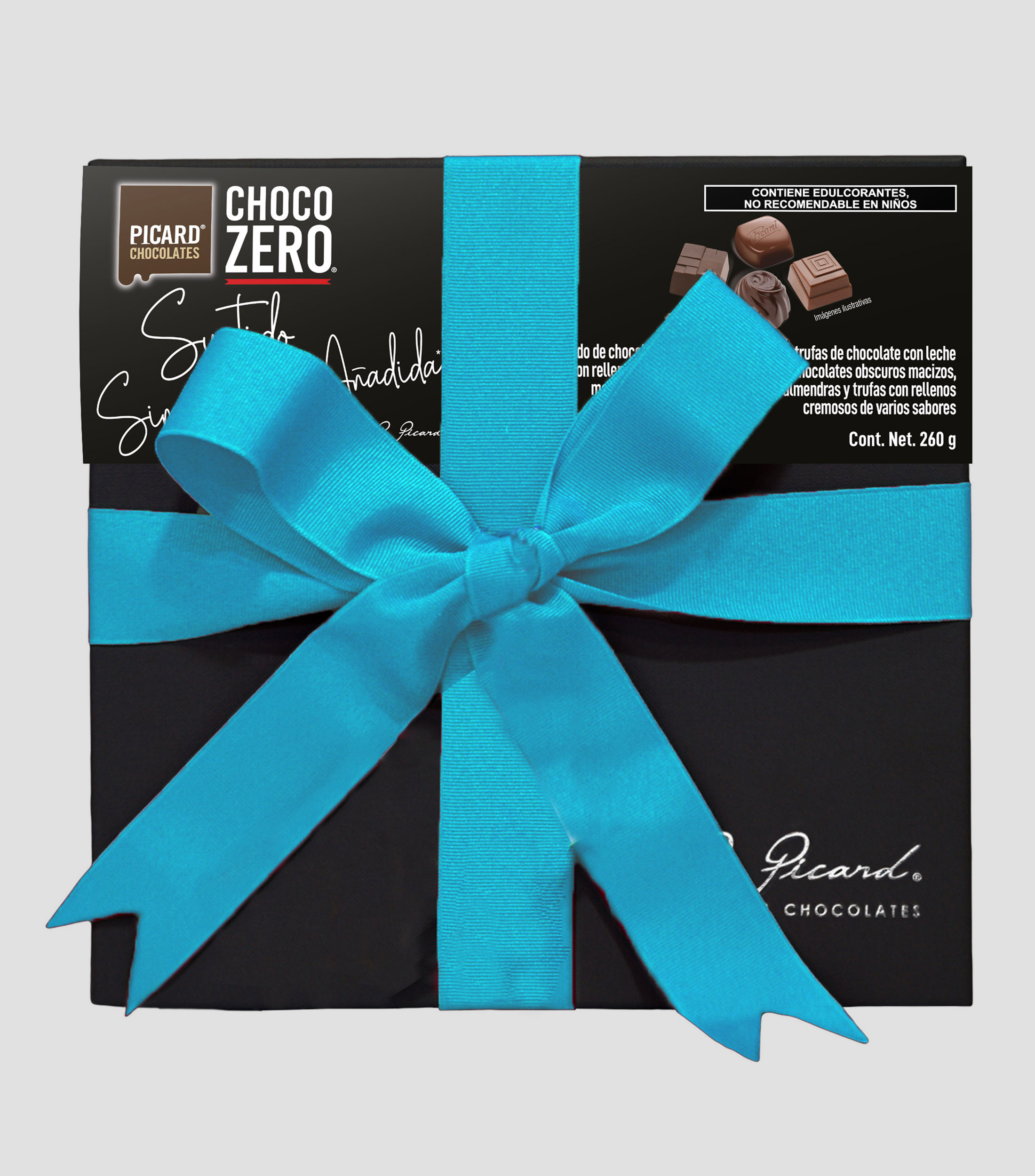 Estuche Rigido Chocolate Estuche Surtido Sin Azucar, 260 g