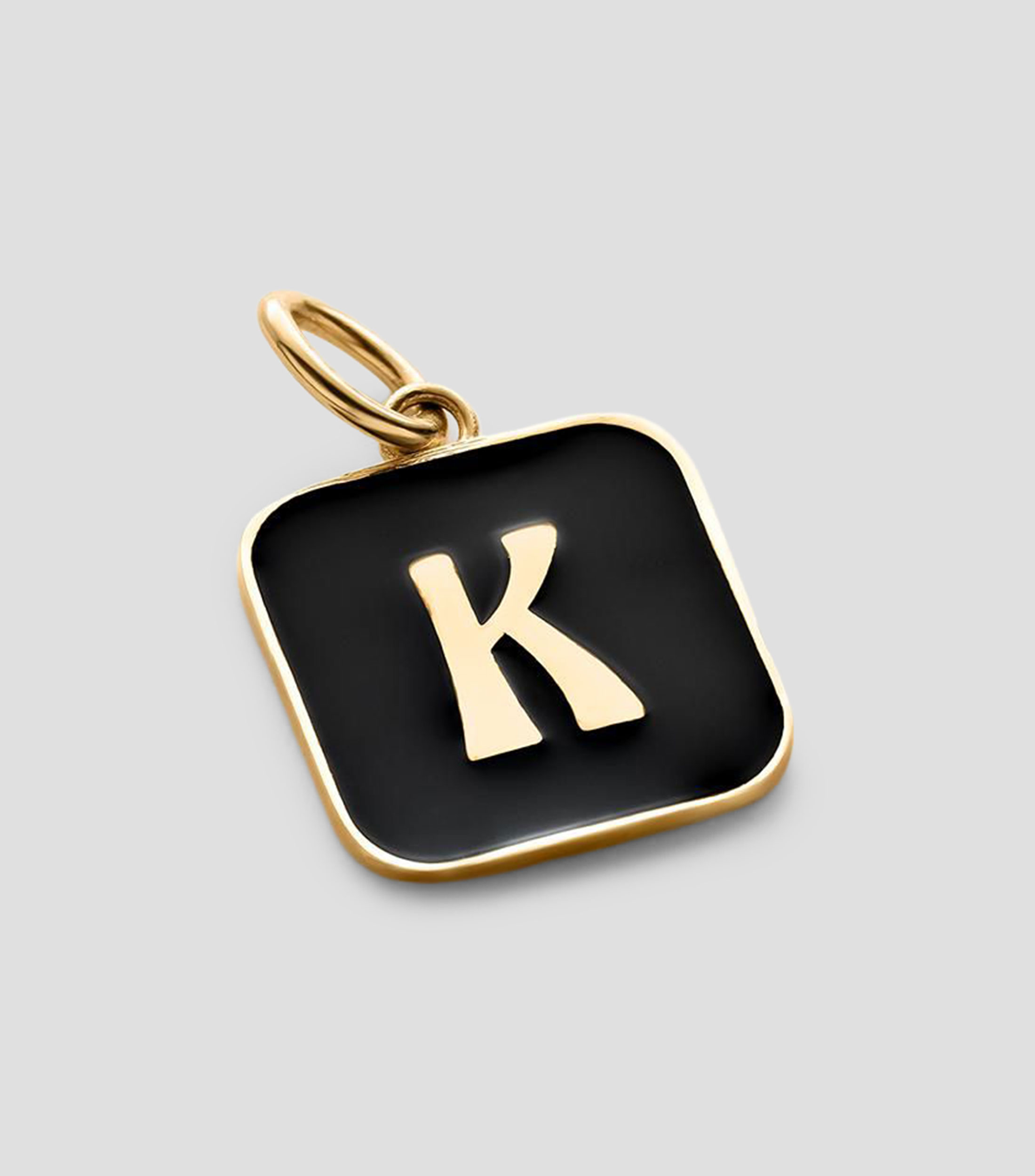 Dije inicial K en plata .925 Vibes Mujer