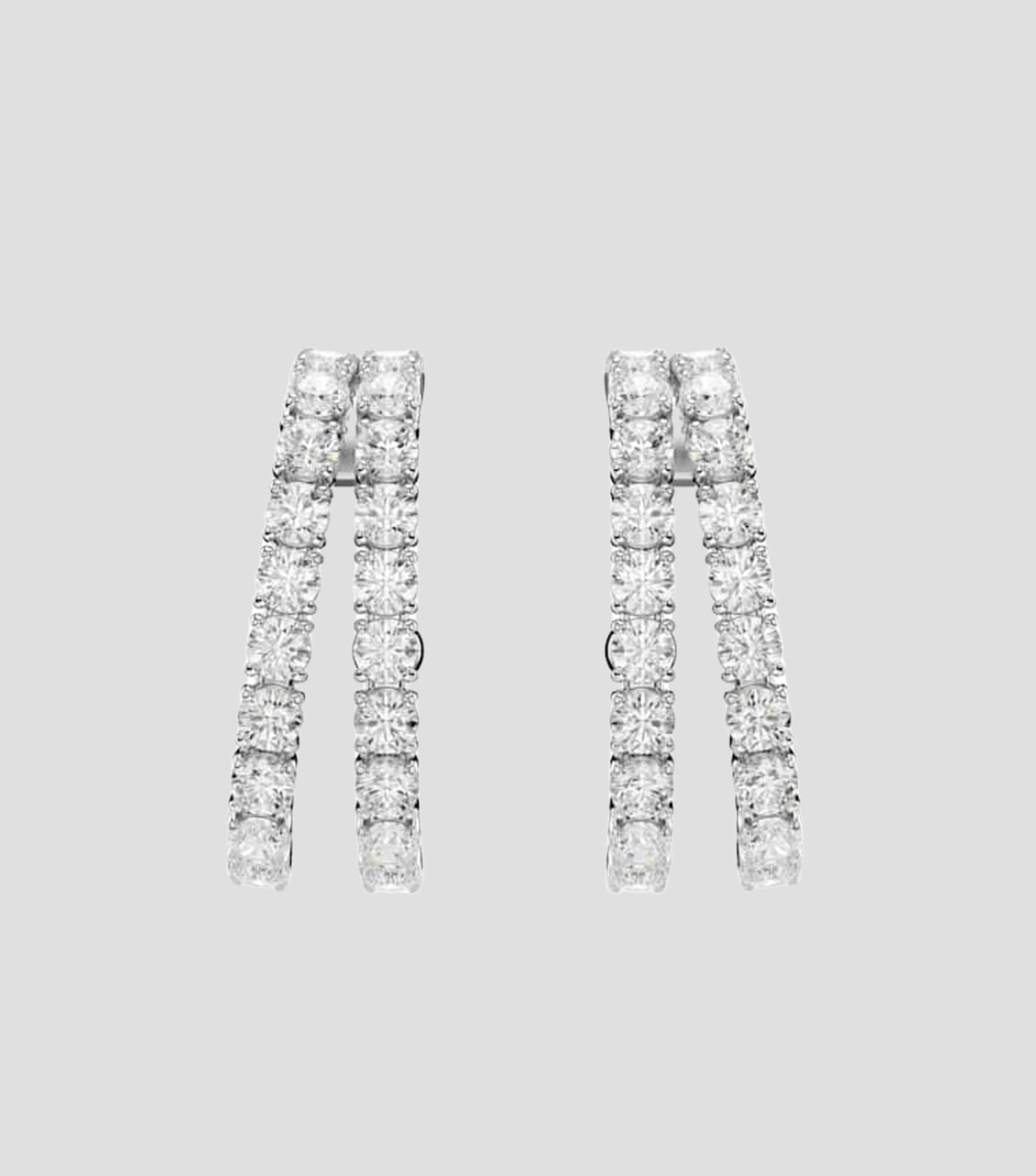 Aretes Matrix con Zirconia Unisex