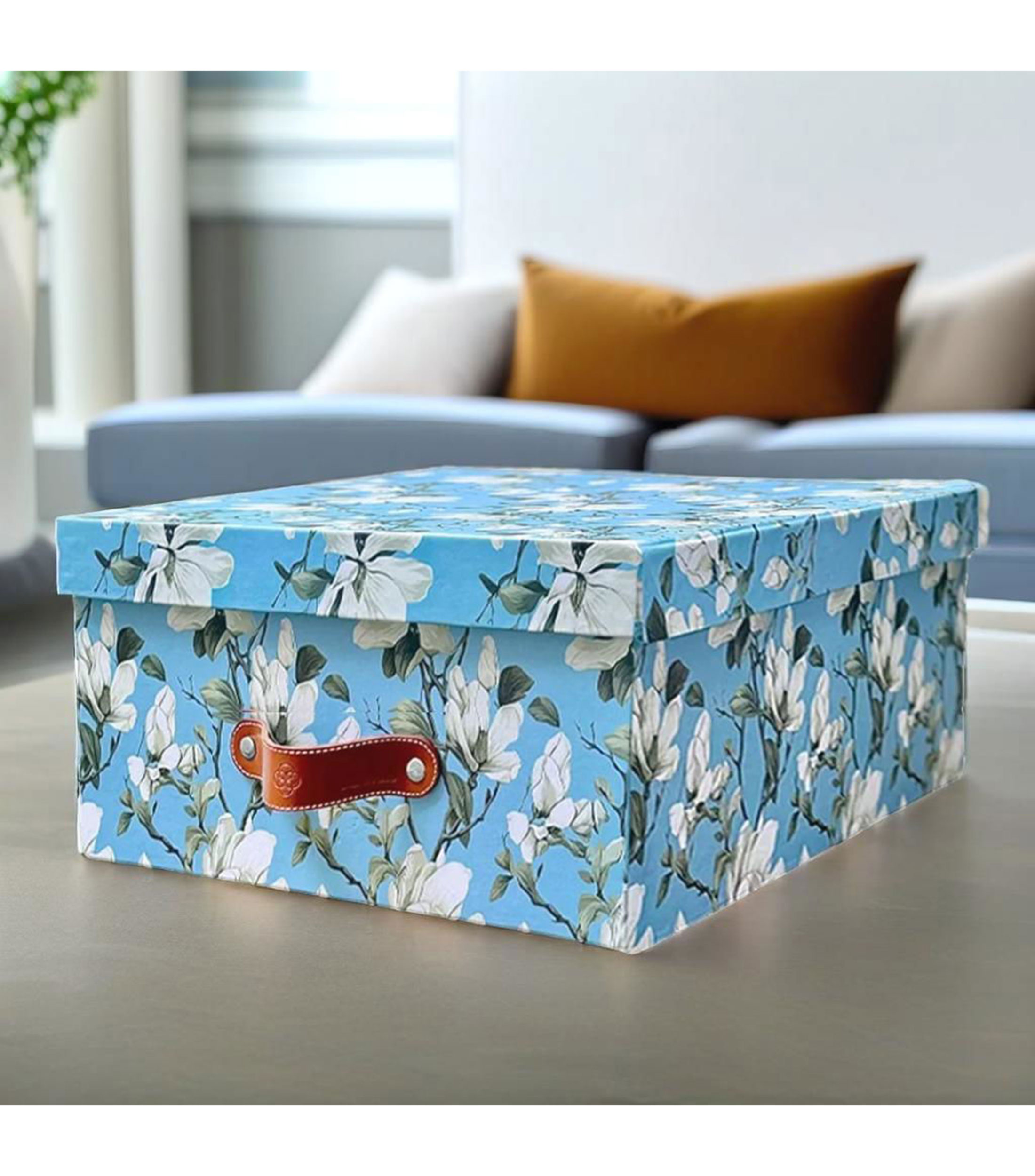 Caja Organizadora extragrande Magnolias en carton