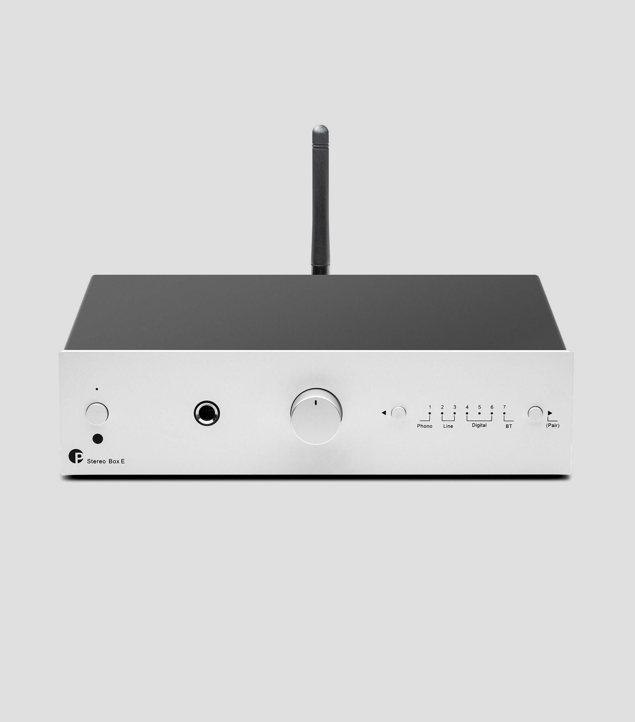 Amplificador integrado Estéreo Box E, Alámbrico e Inalámbrico, 40 W