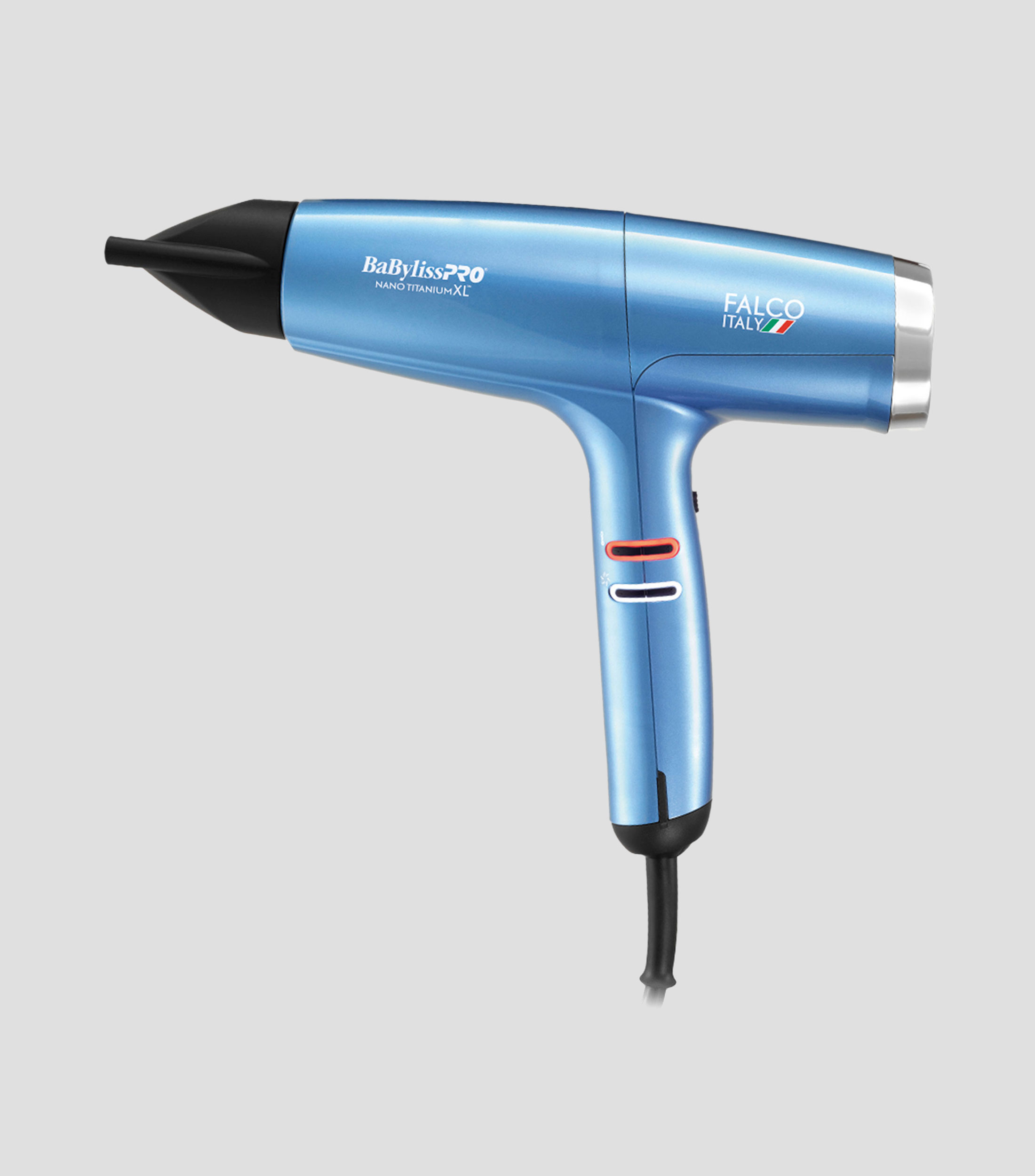 Secadora de cabello Profesional Italiana Nano Titanium XL Falco, 2000 W