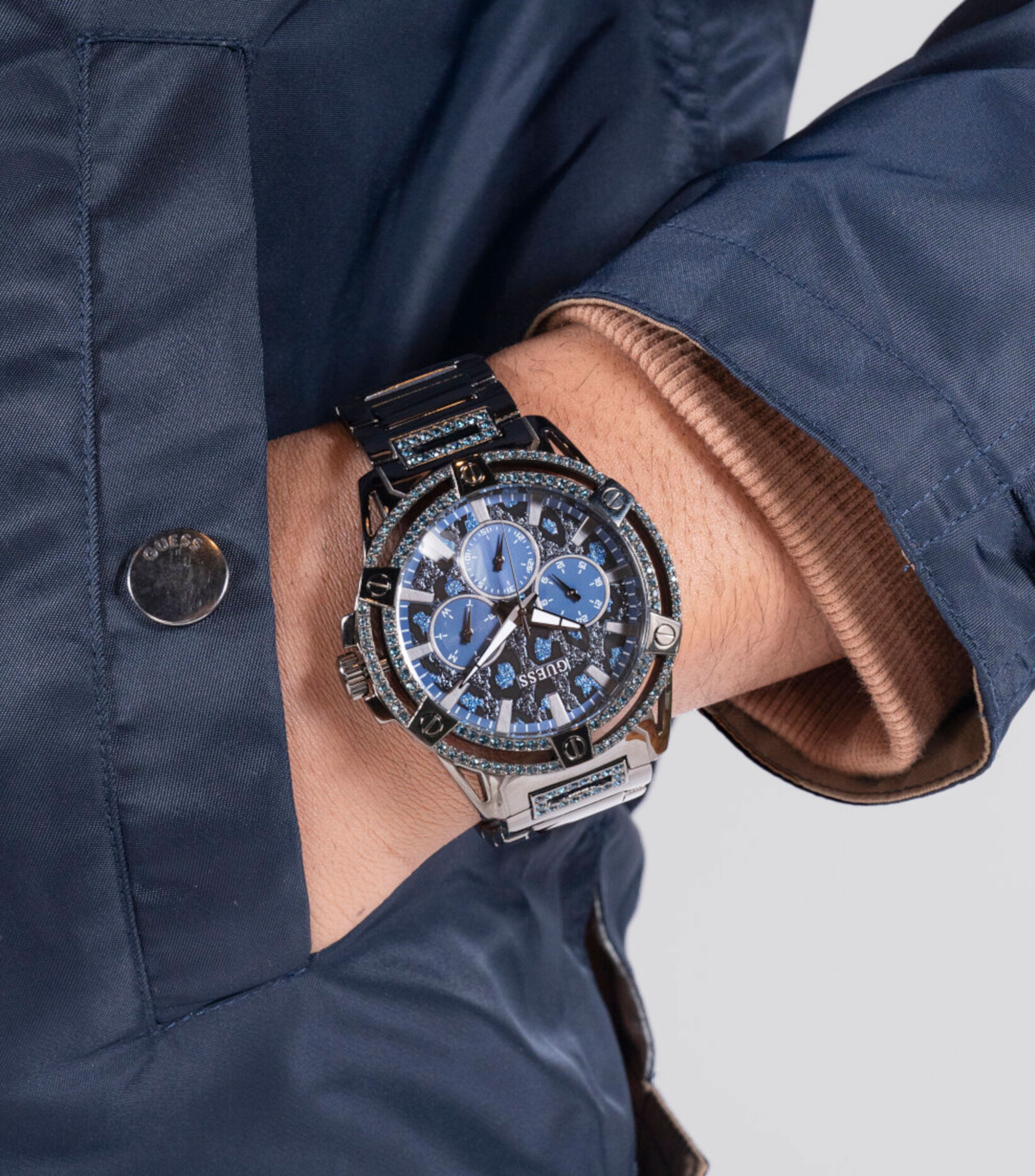 Reloj Para Hombre King Casual, Gris