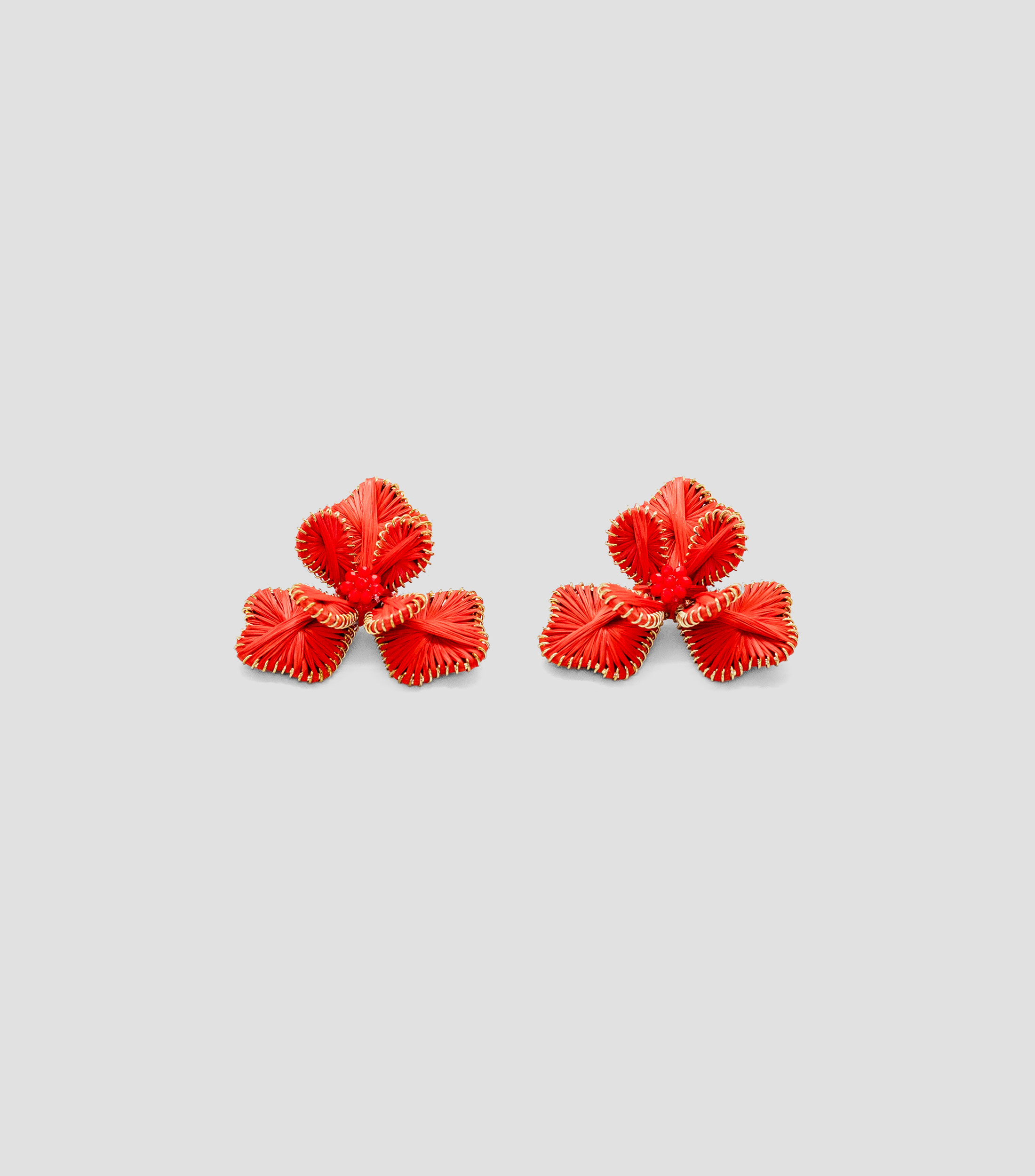 Aretes Flor Buganvilia Mujer