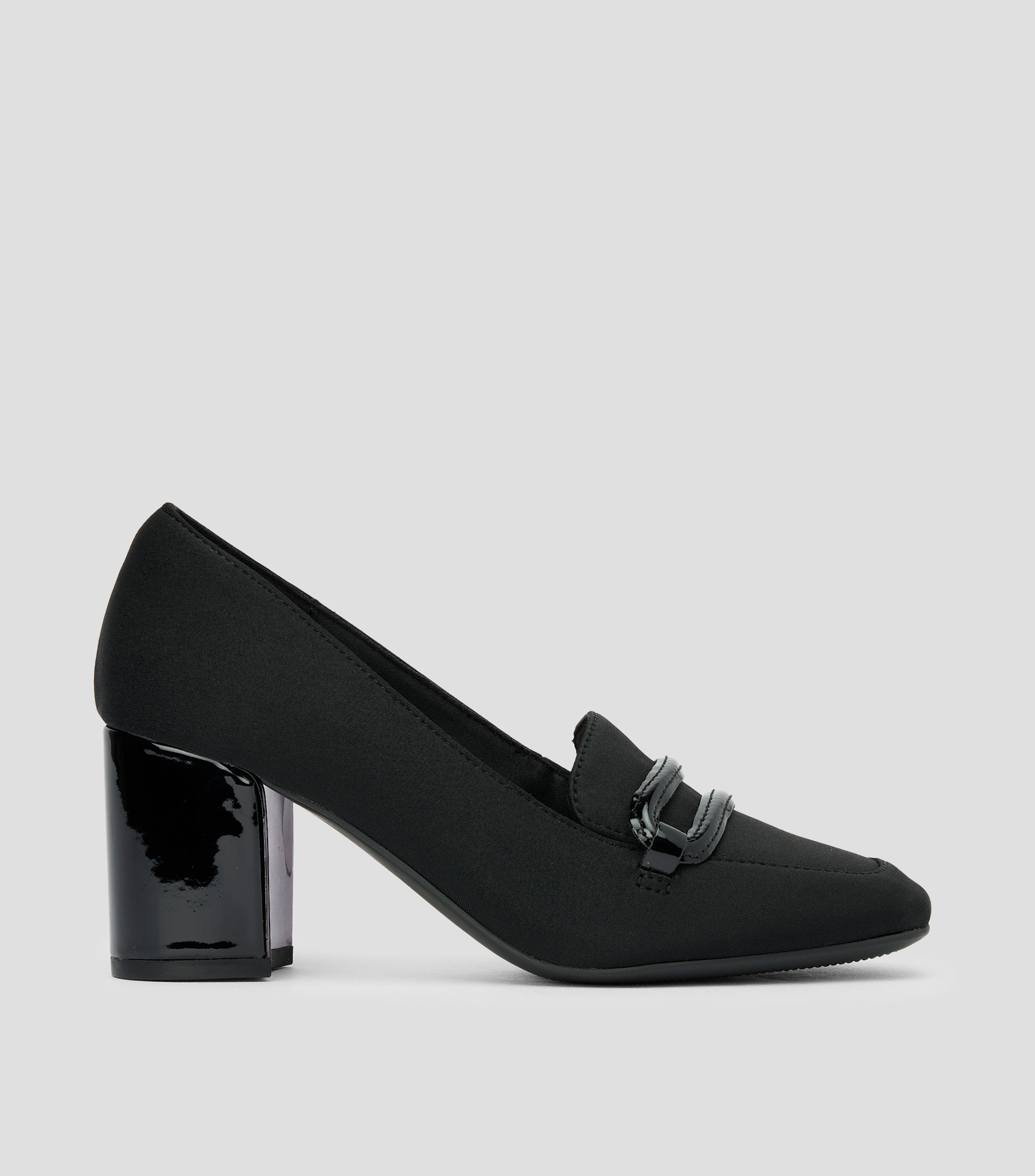 Zapatillas con tacón ancho de 7 cm Mujer