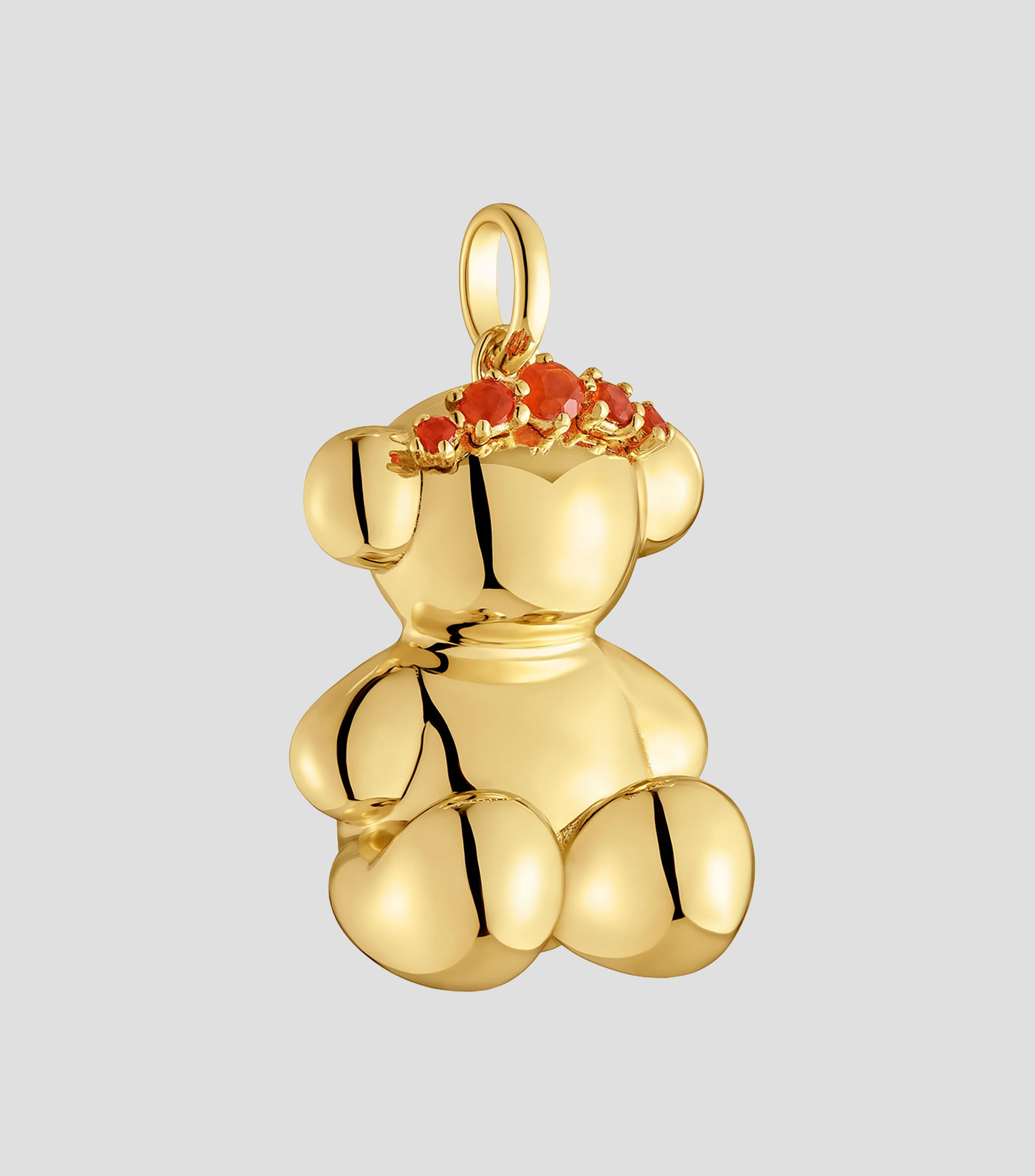 Dije en plata oso "Cachito Mío" Mujer