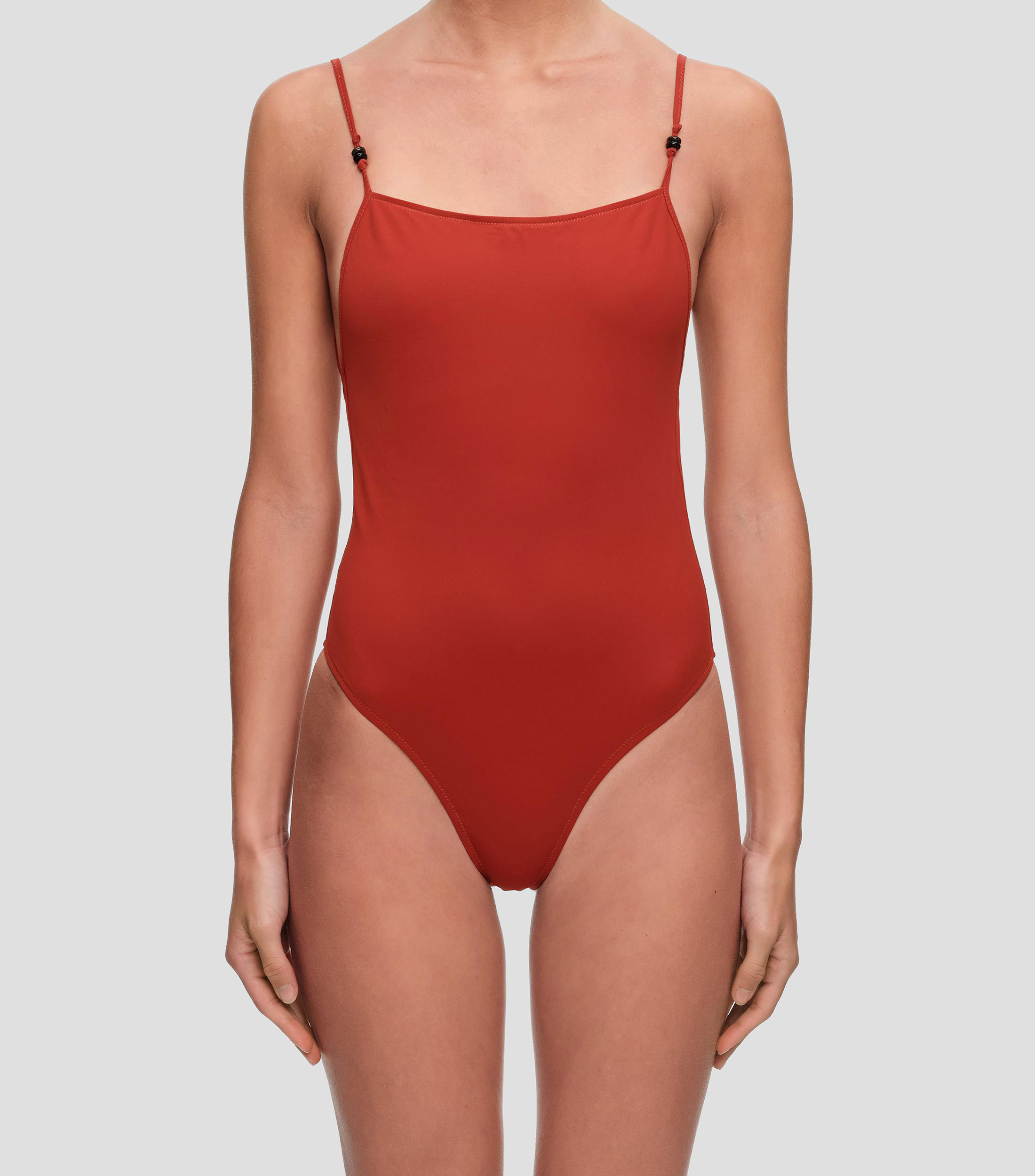 Traje de baño liso Mujer