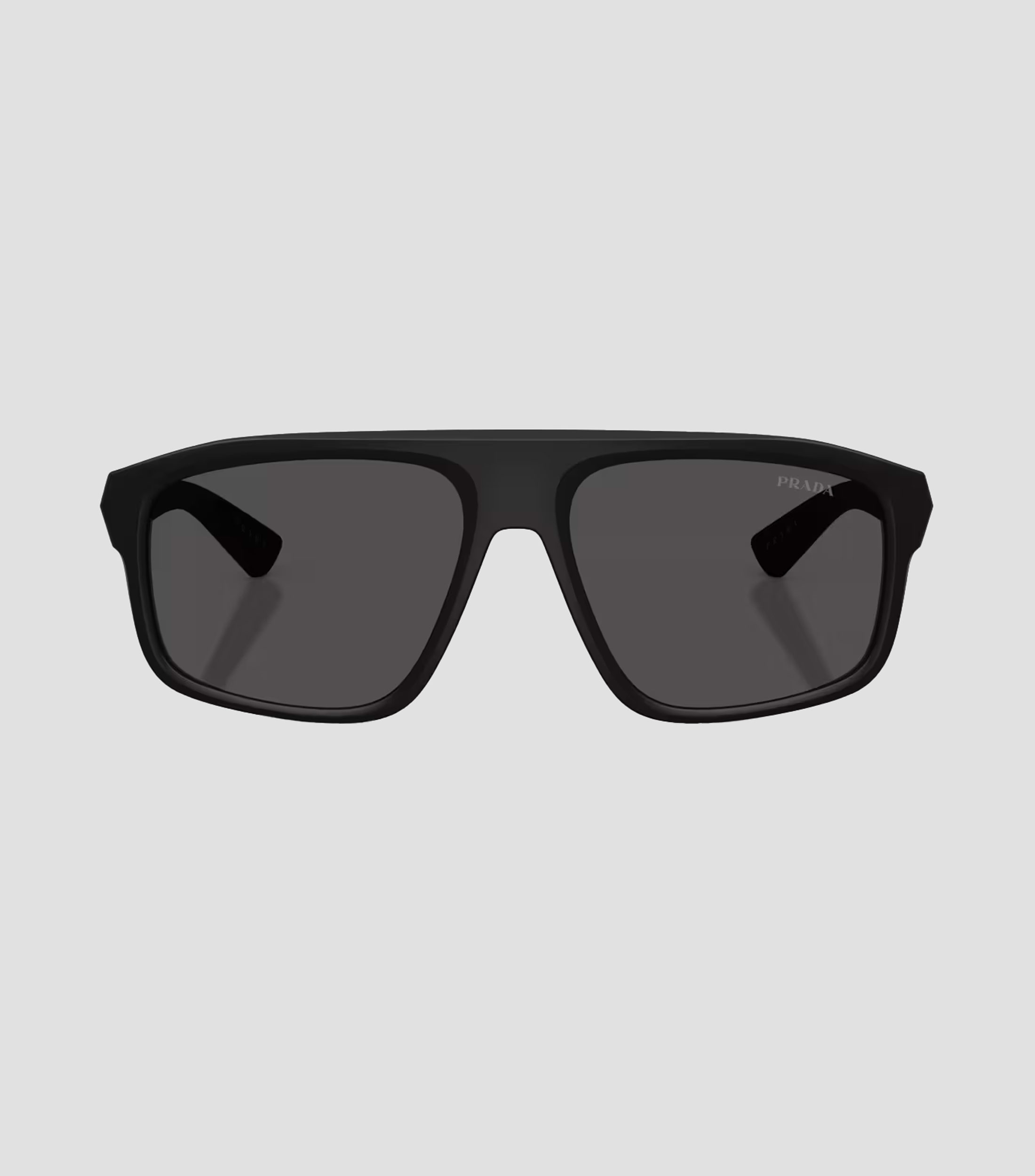Lentes de sol rectangulares negros Hombre