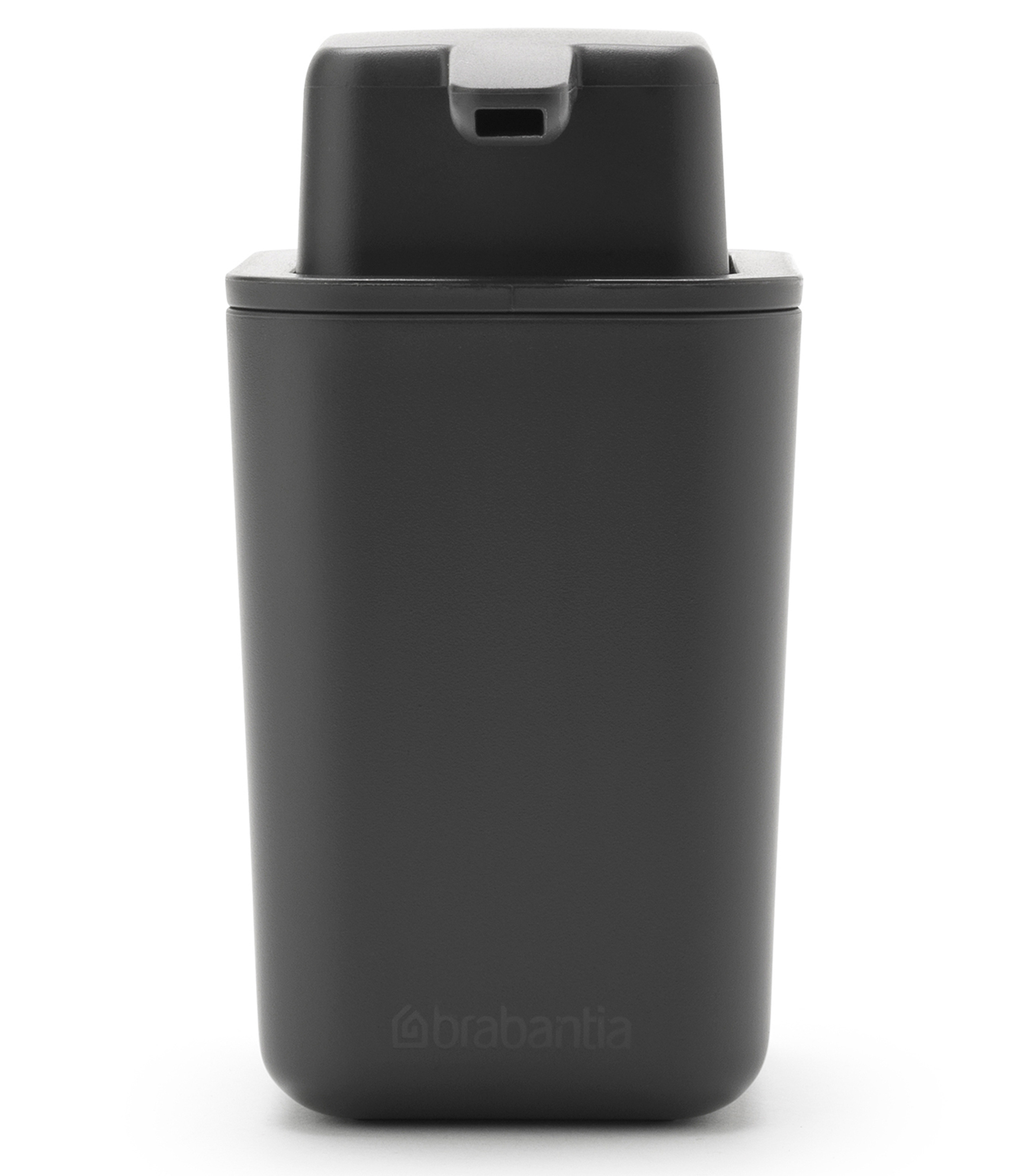 Dispensador de jabón gris oscuro