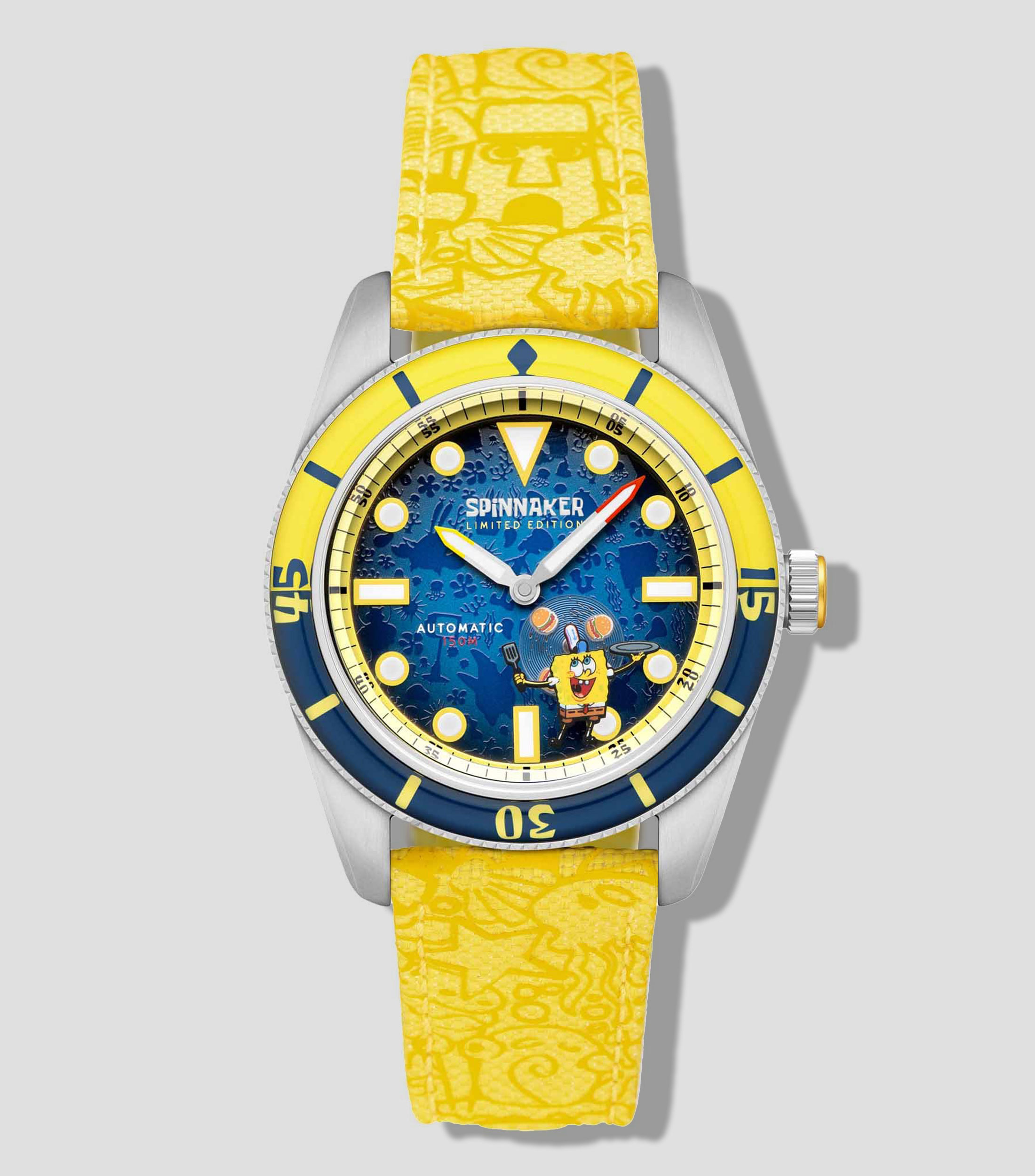 Reloj para Hombre Bob Esponja Edición Limitada Azul, Amarillo