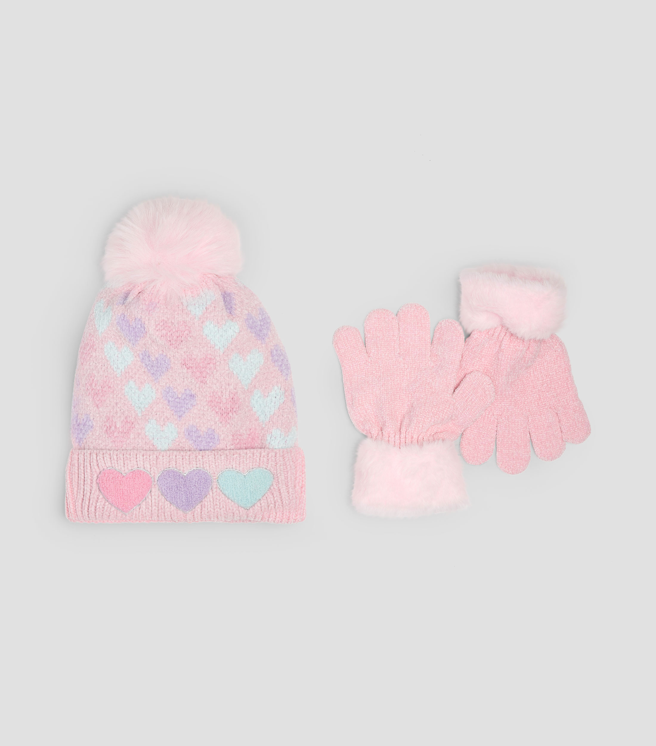 Set gorro y guantes Niña