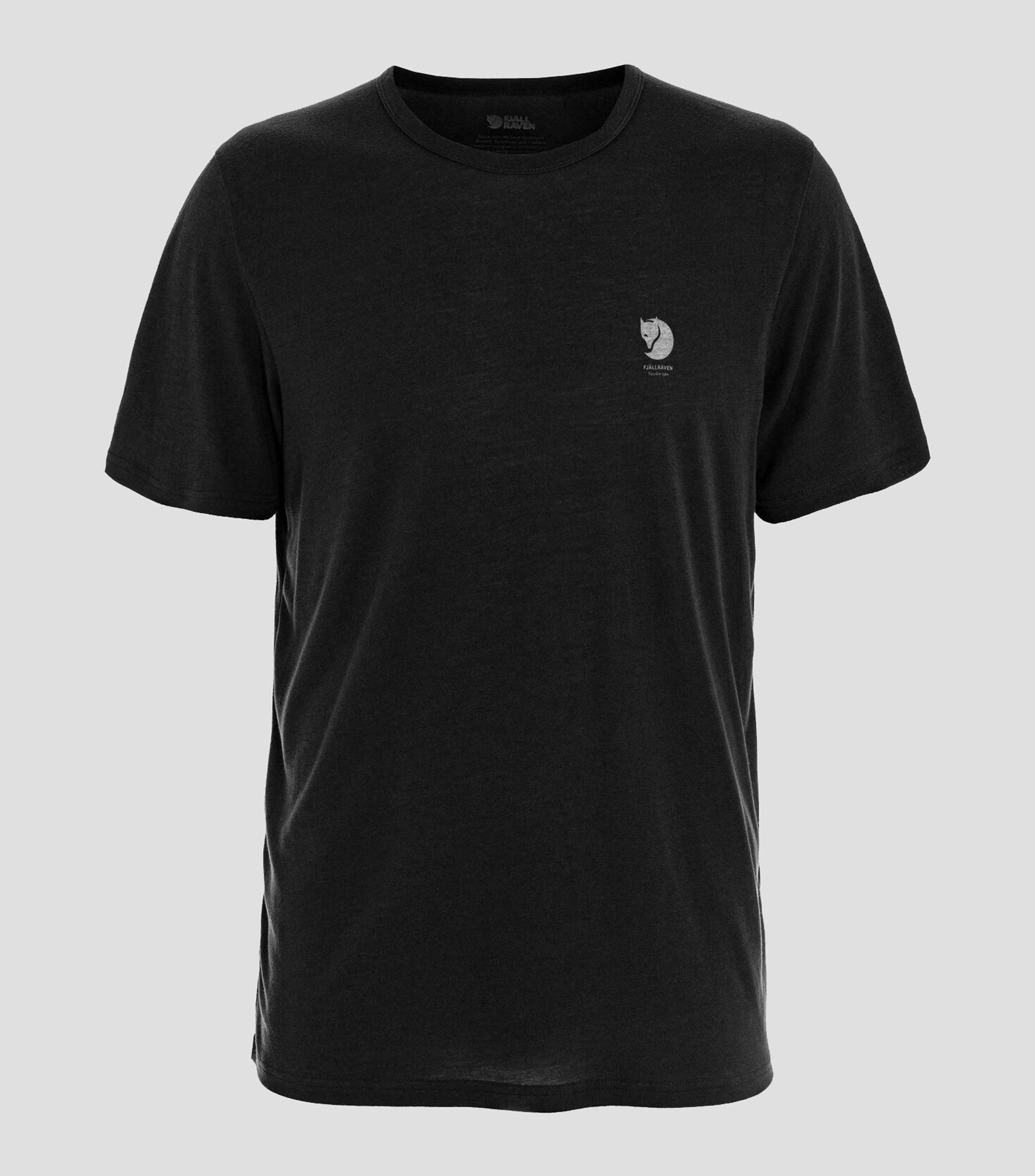 Playera de cuello redondo con manga corta lisa Hombre