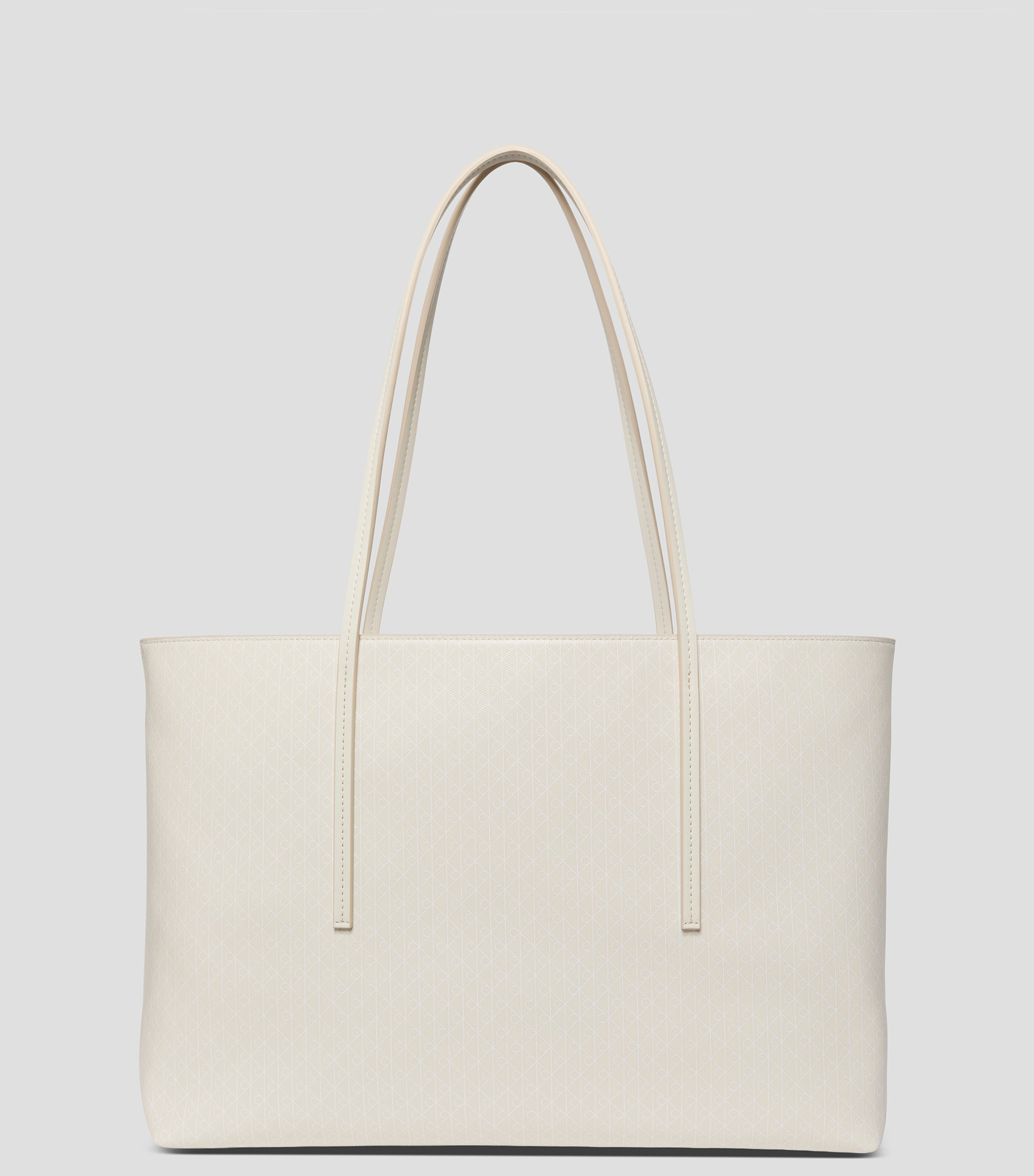 Bolsa tote blanca Emblem estampada Mujer