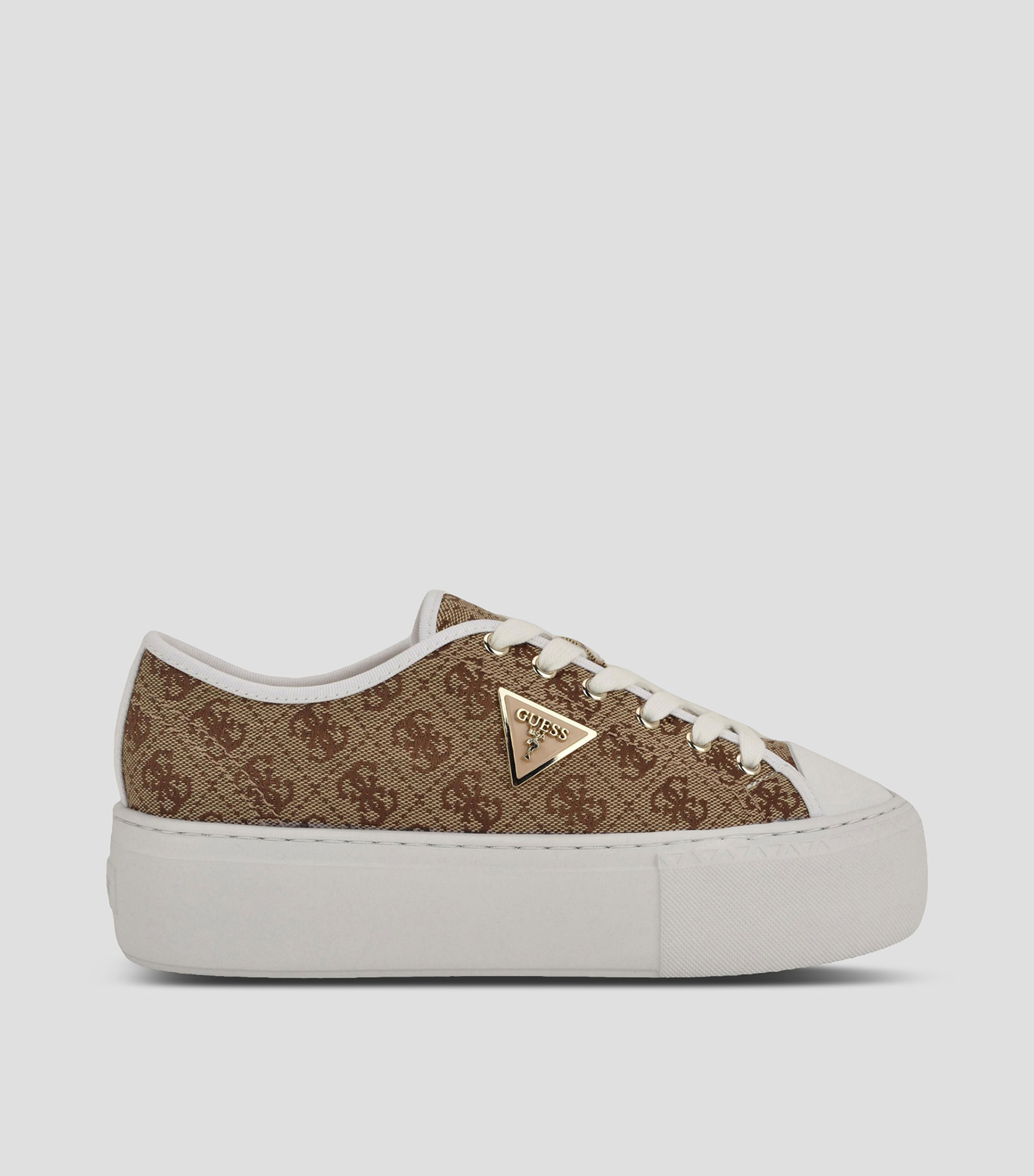 Tenis casuales con plataforma monogram Mujer