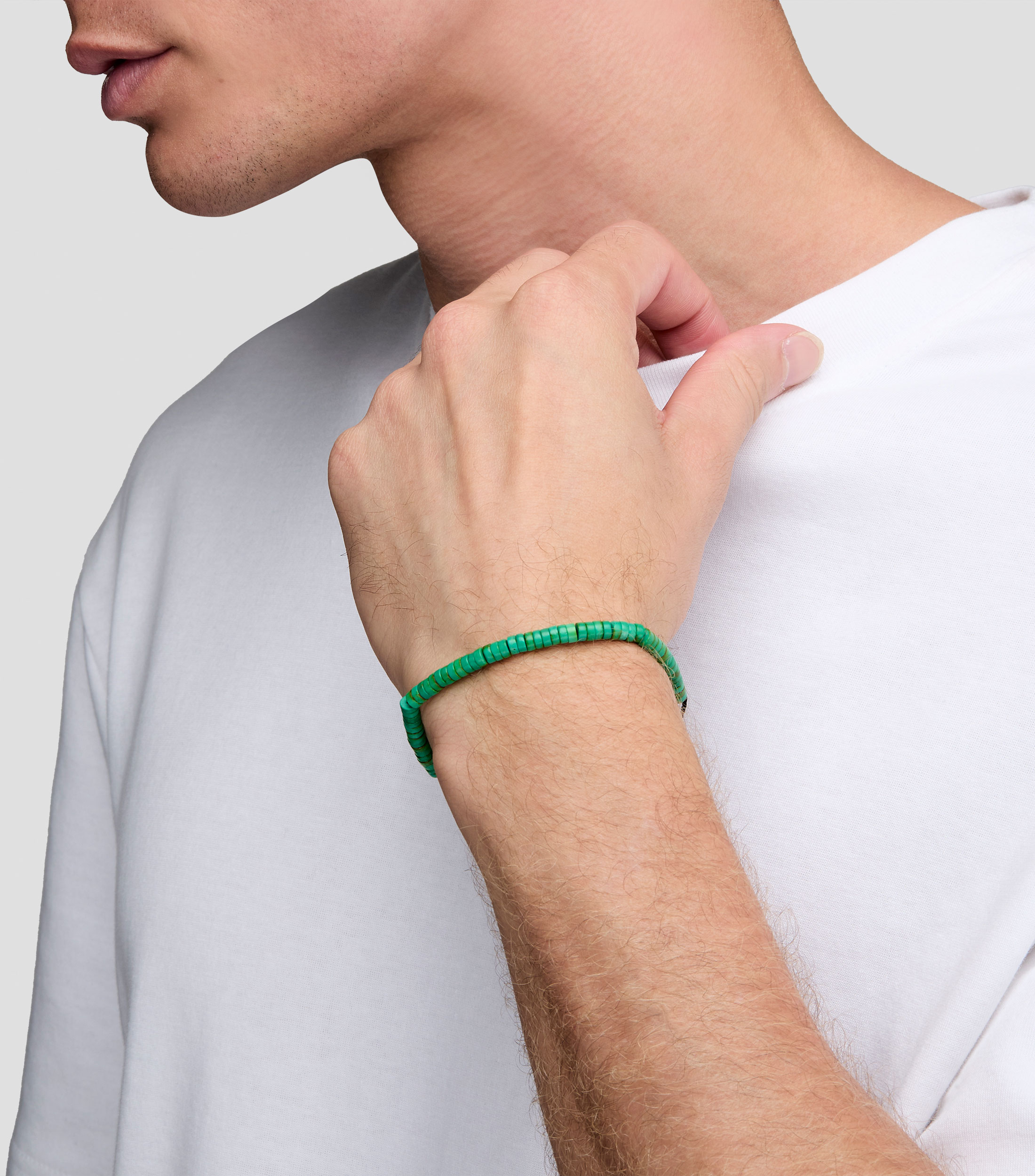 Pulsera con turquesas africanas Hombre