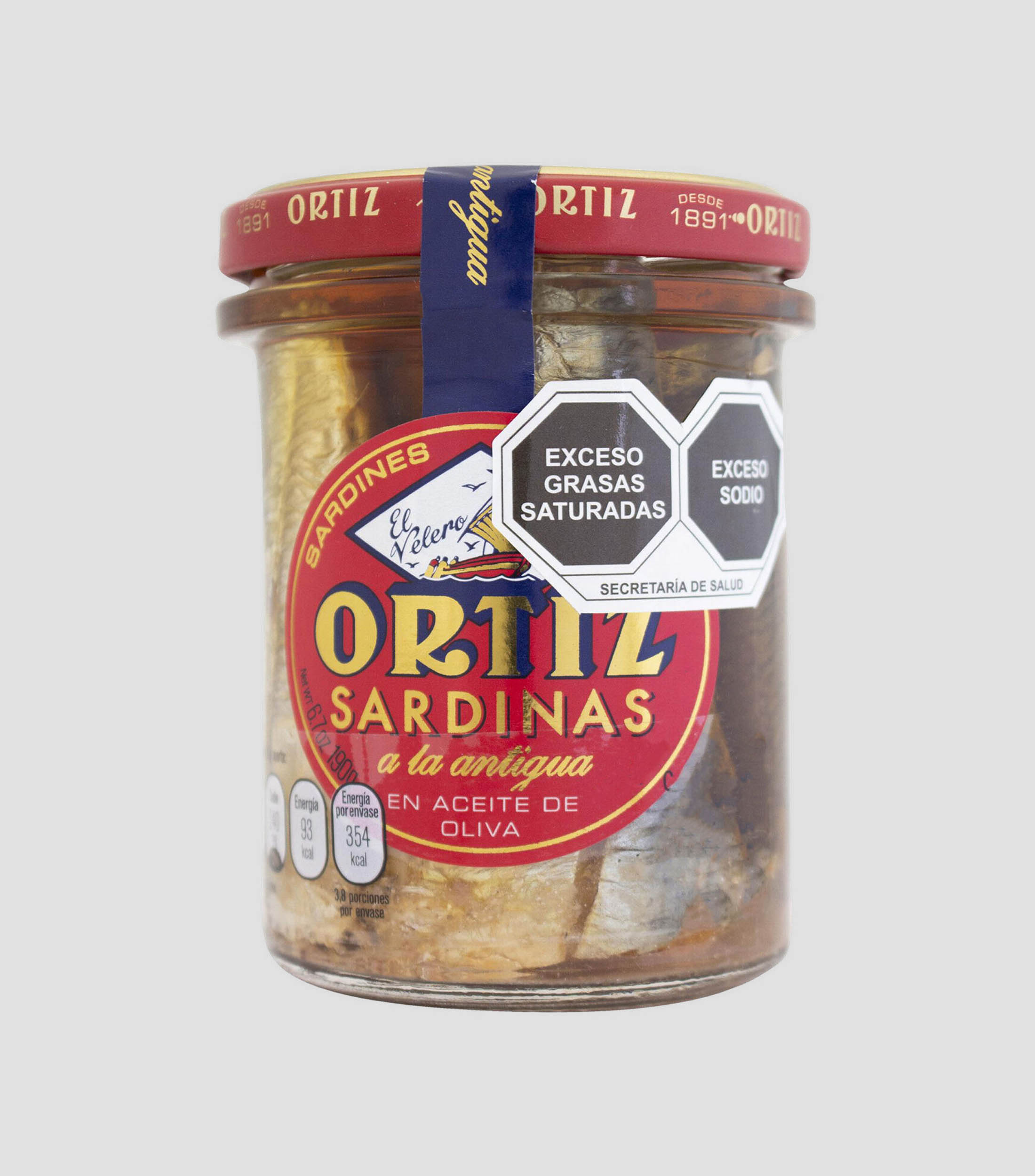 Sardinas en Aceite de Oliva, 190 g