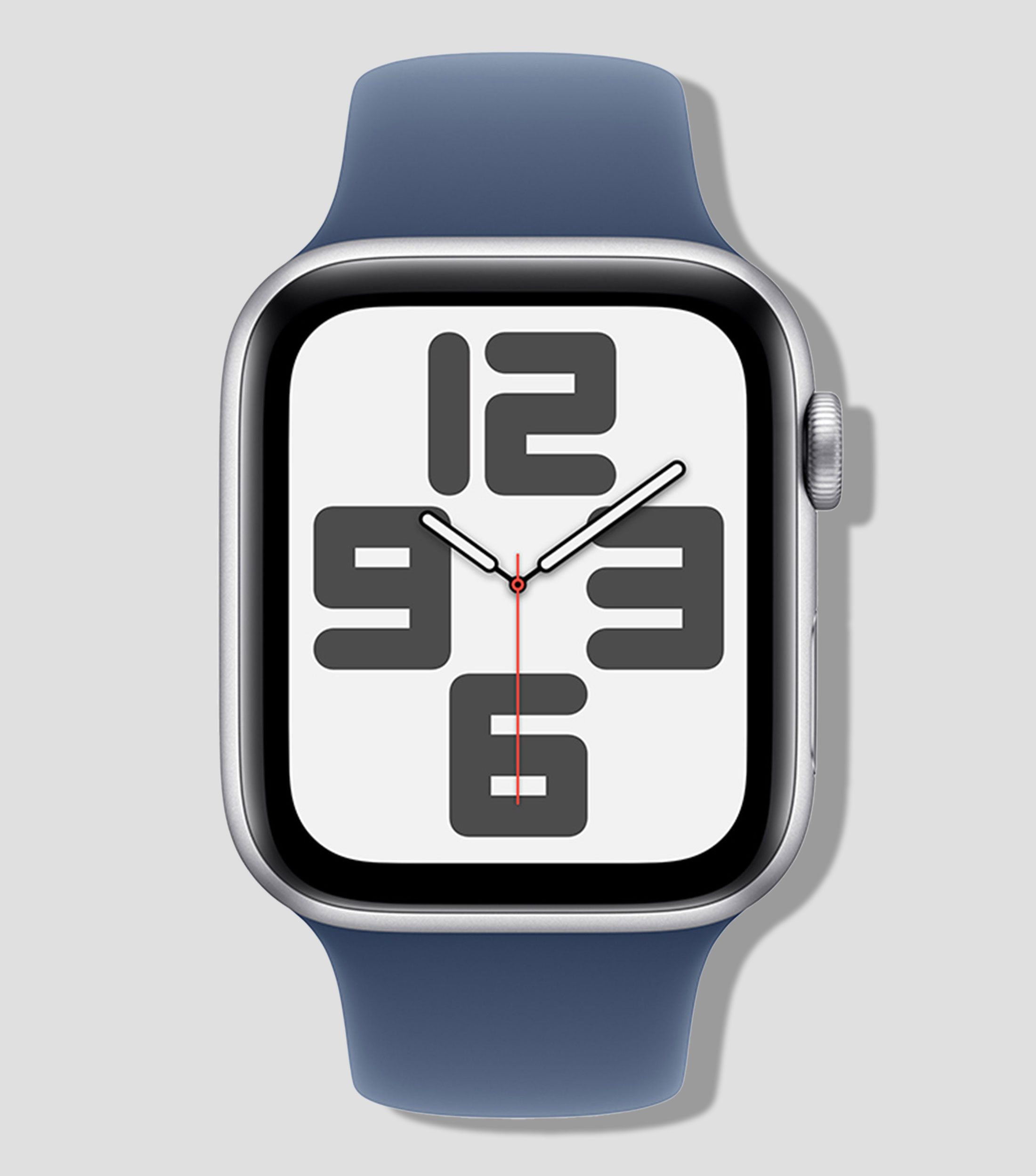 Watch Azul Apple Apple Watch SE GPS, Caja de aluminio color plata de 44 mm, Correa ...