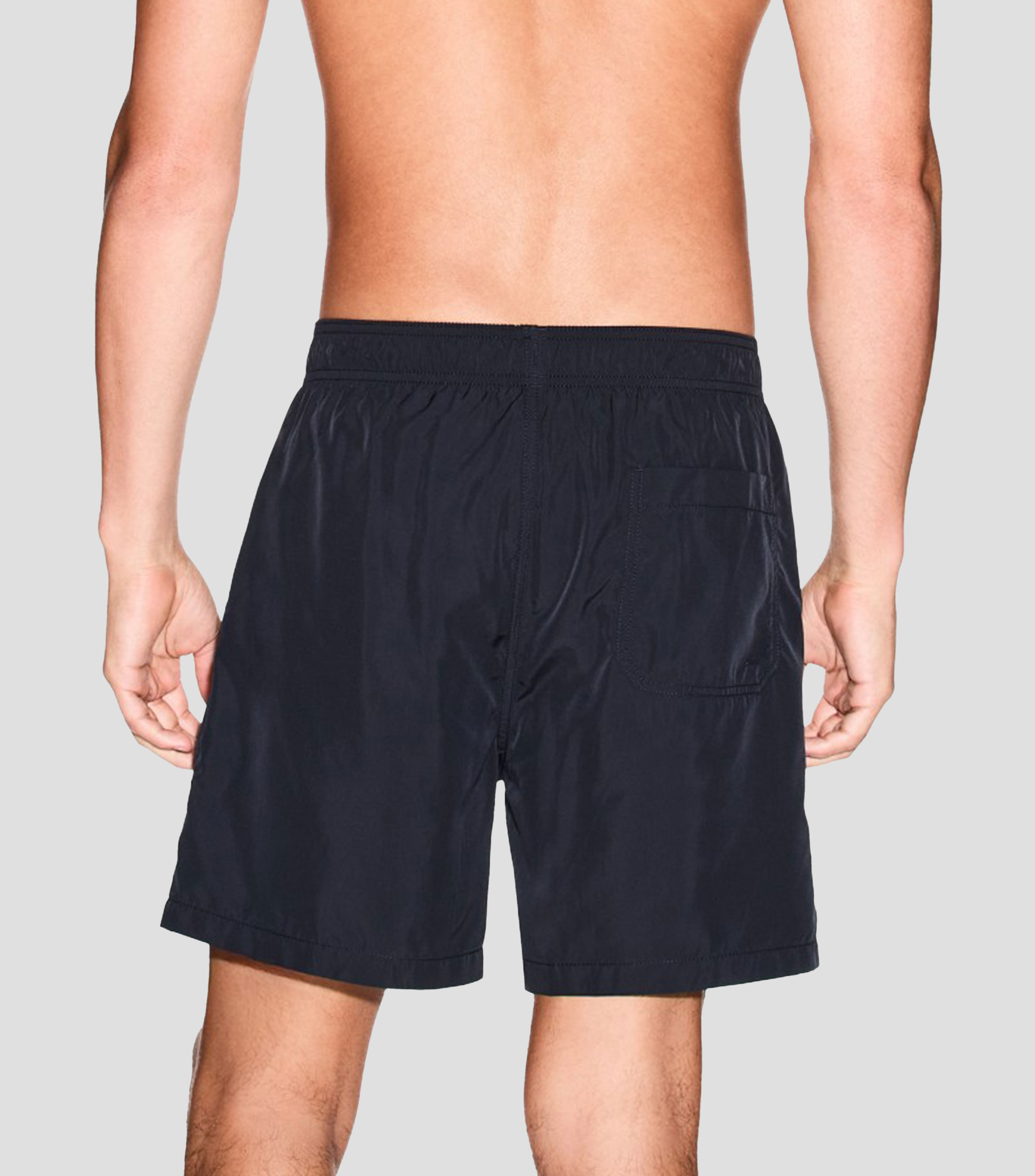 Traje de baño corto liso Hombre