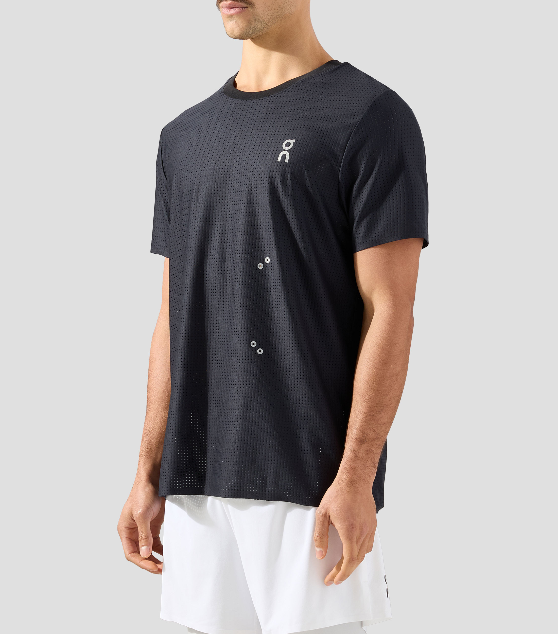 Playera para correr Pace Mesh T con microdiseños Hombre