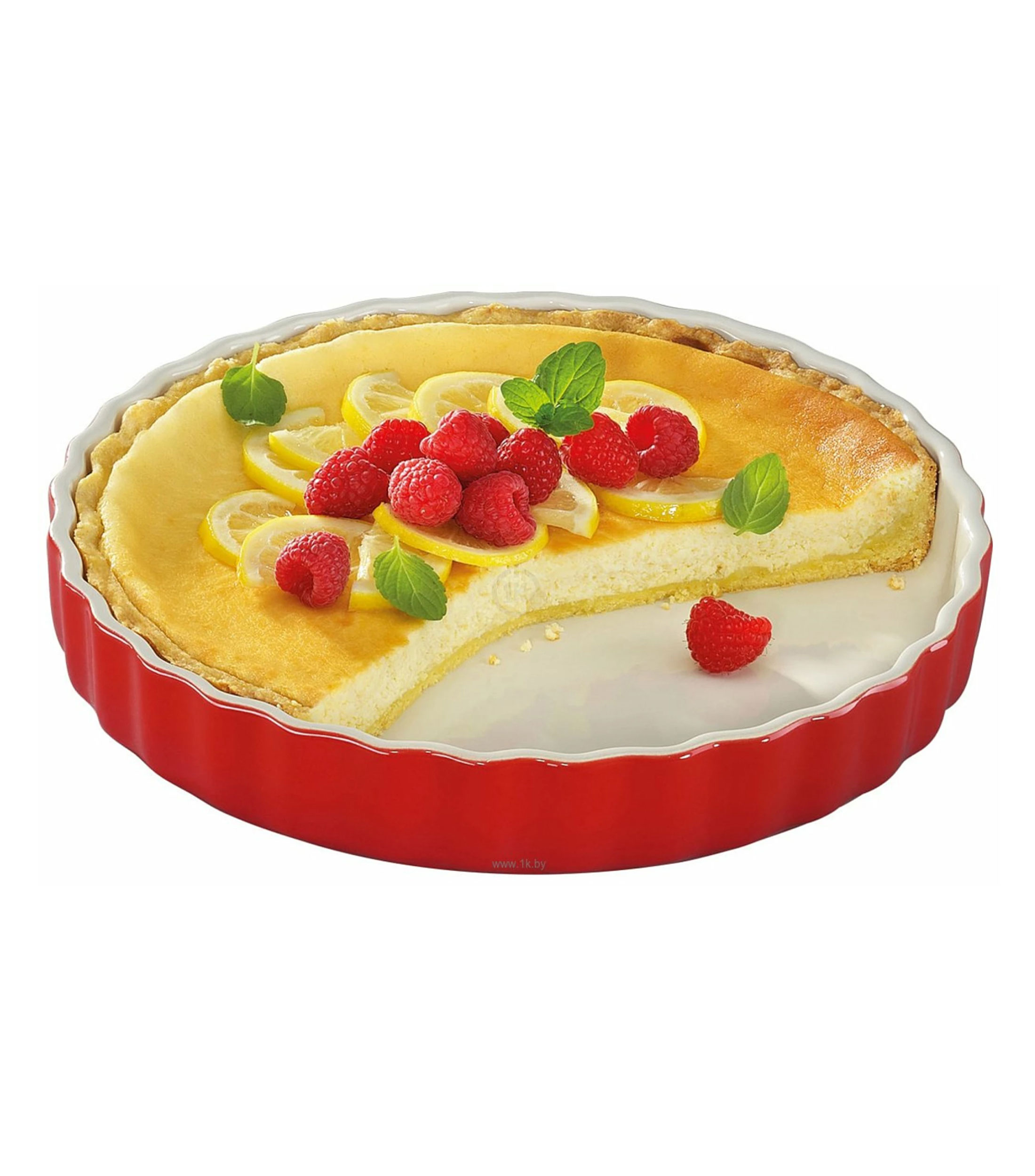 Molde para tarta, 28 cm color rojo