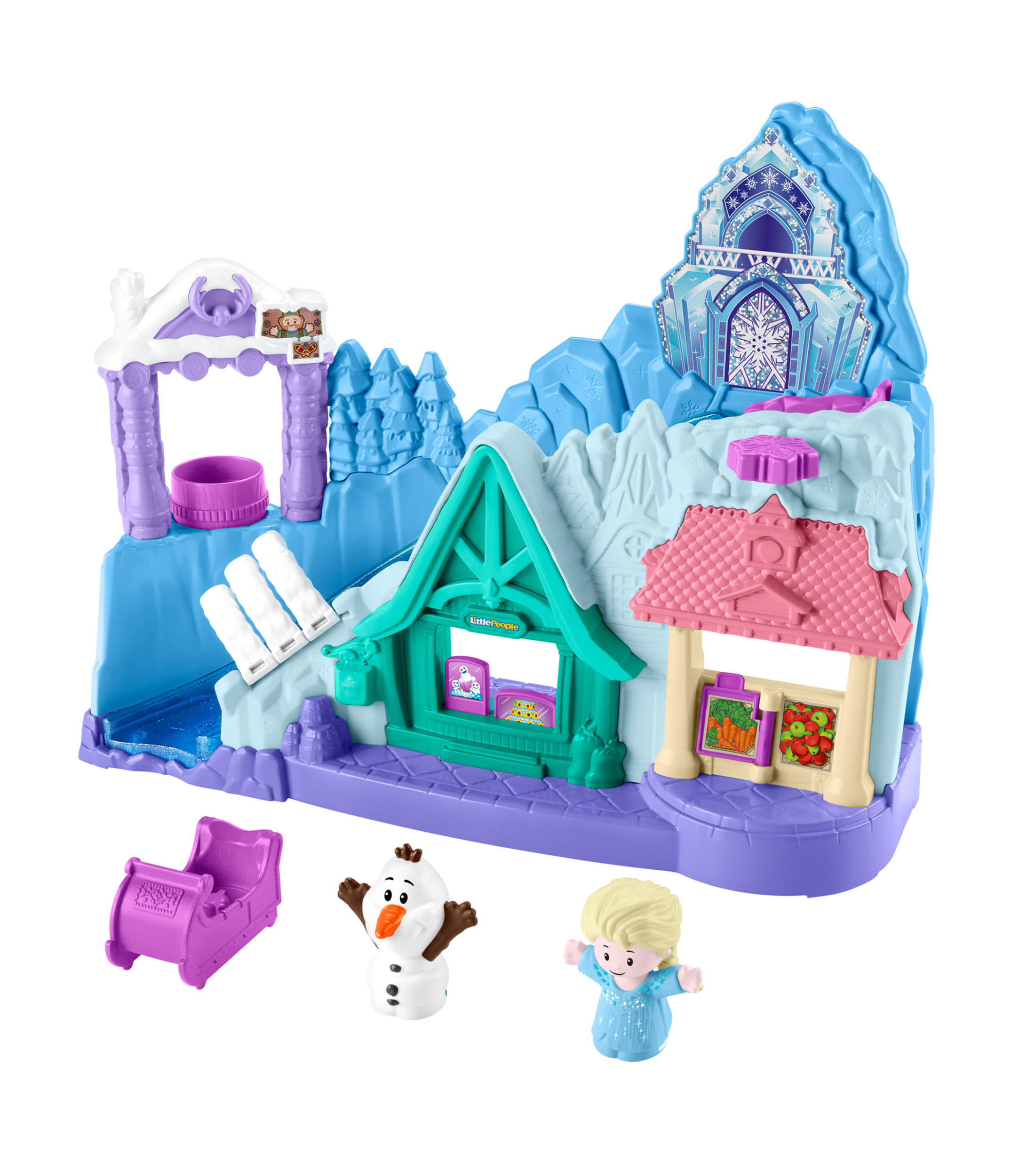 Playsets Little People aventuras trineo Arendelle